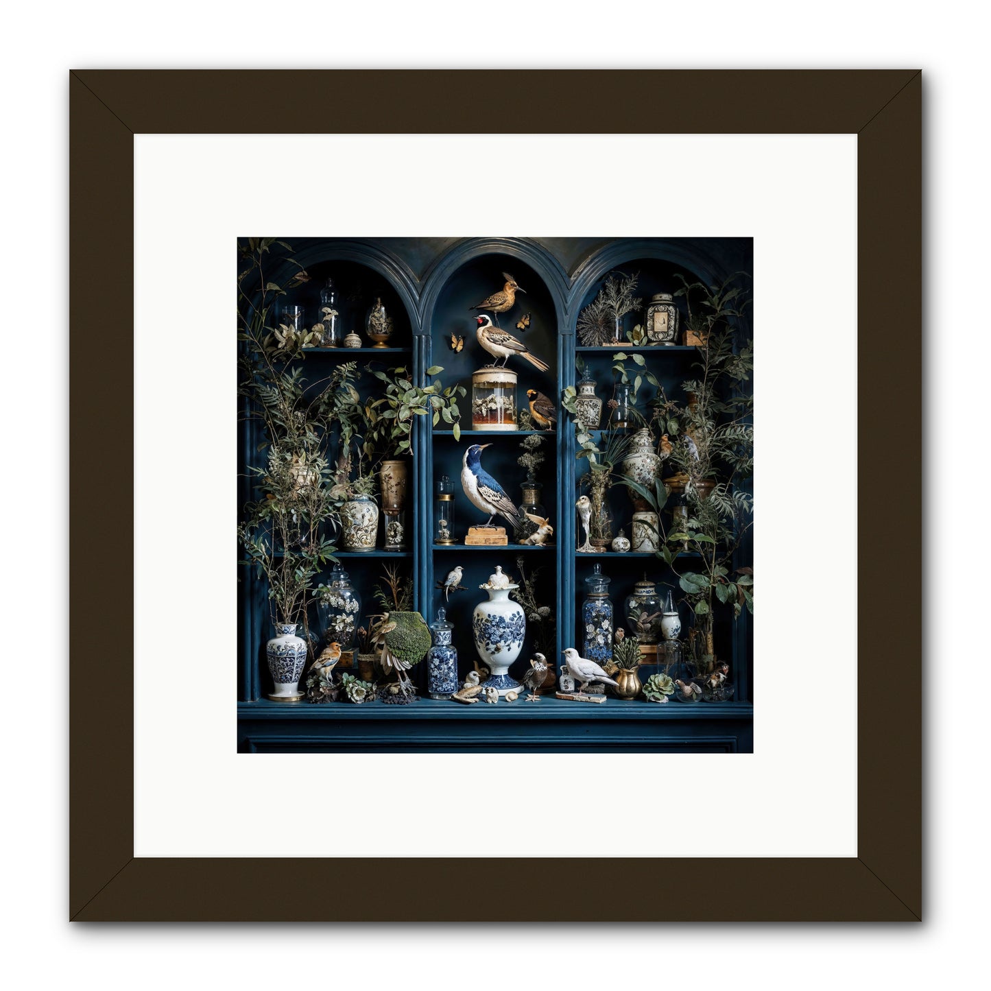 The Bluffs -- Framed Print - Black 10x10