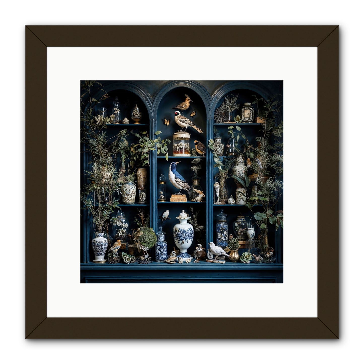The Bluffs -- Framed Print - Black 12x12