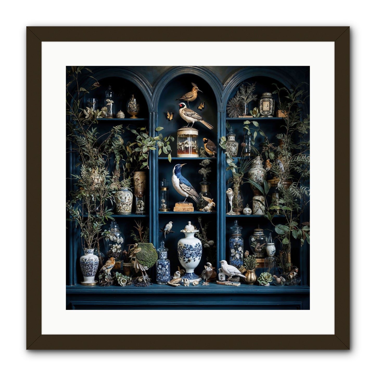 The Bluffs -- Framed Print - Black 20x20