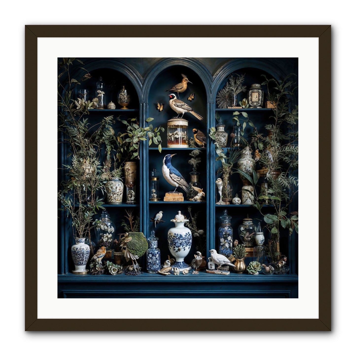 The Bluffs -- Framed Print - Black 24x24