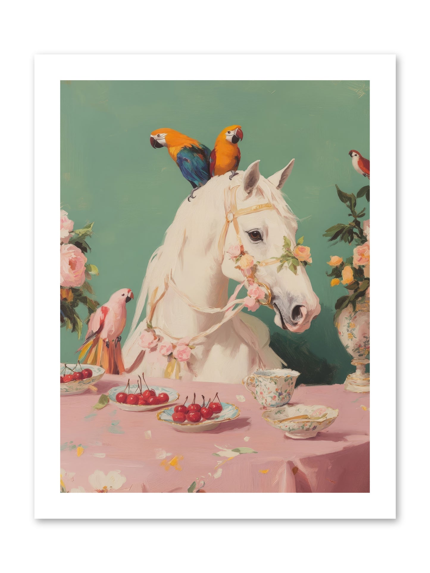 The Bohemian BreakfastRez2 -- Loose Canvas Print 12x16