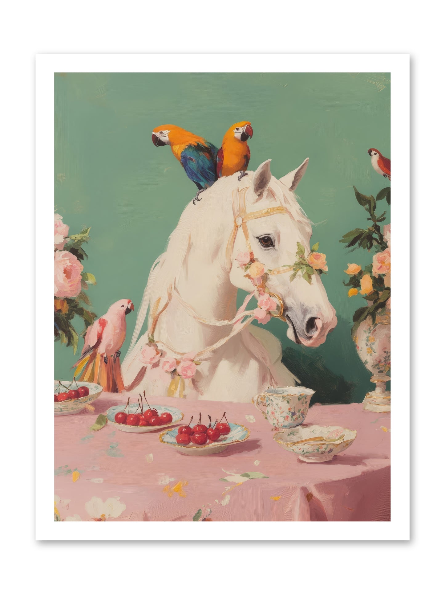 The Bohemian BreakfastRez2 -- Loose Canvas Print 18x24