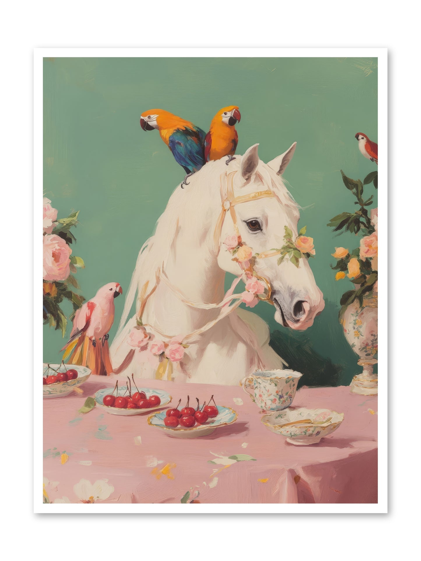 The Bohemian BreakfastRez2 -- Loose Canvas Print 36x48