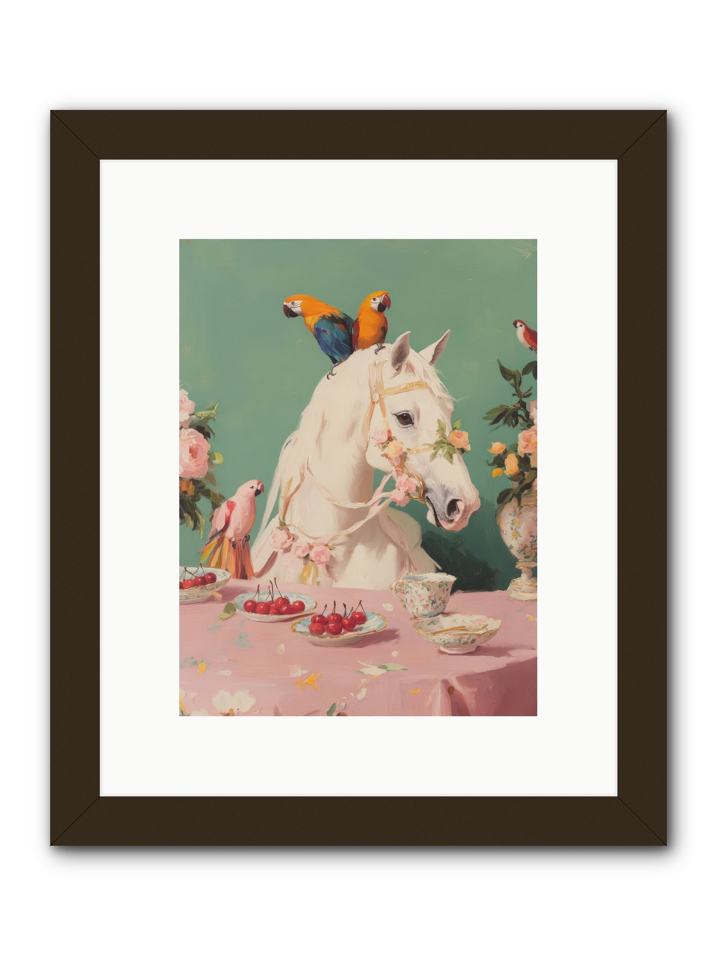 The Bohemian BreakfastRez2 -- Framed Print - Black 9x12