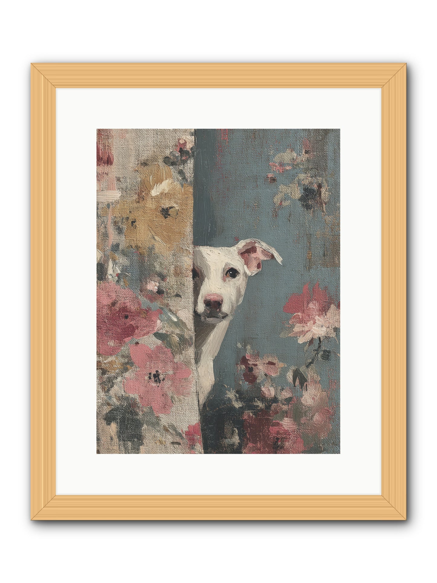 The Botanical Debut -- Framed Print - Natural 12x16