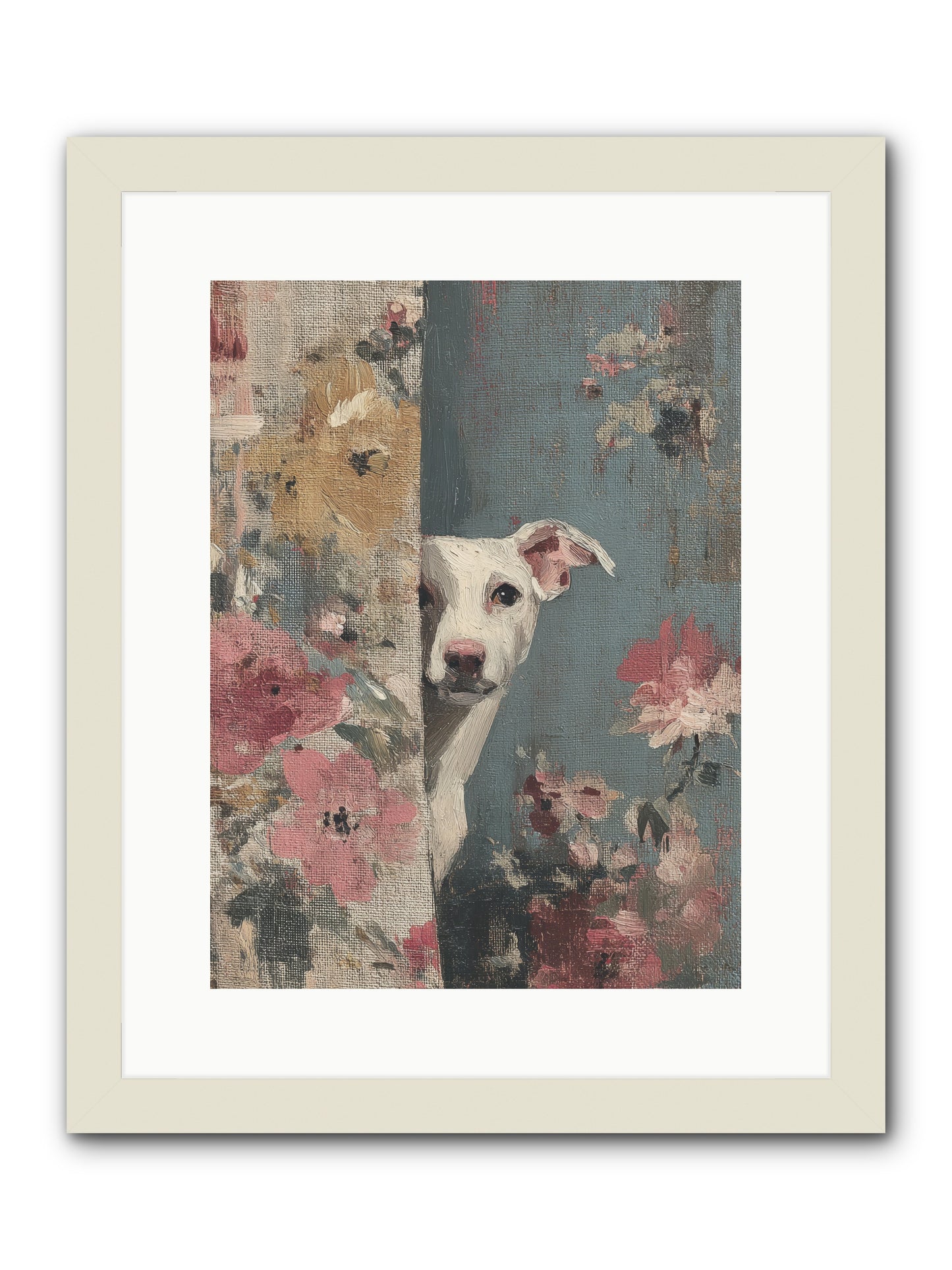 The Botanical Debut -- Framed Print - White 12x16