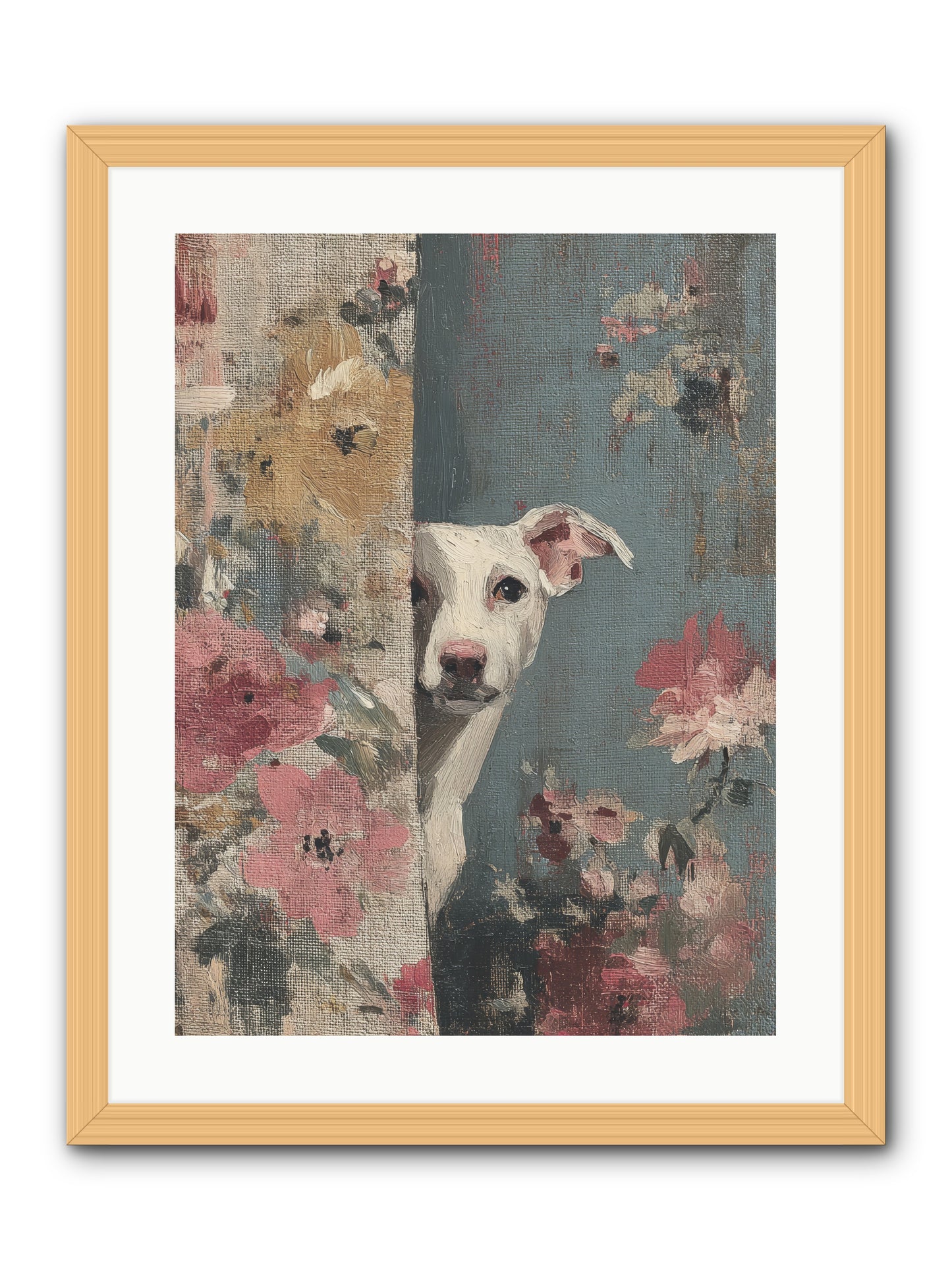 The Botanical Debut -- Framed Print - Natural 18x24