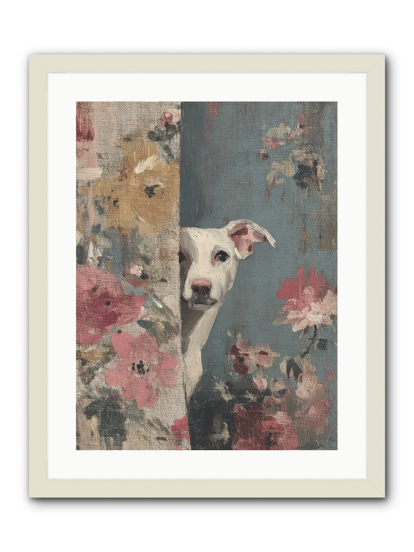 The Botanical Debut -- Framed Print - White 18x24