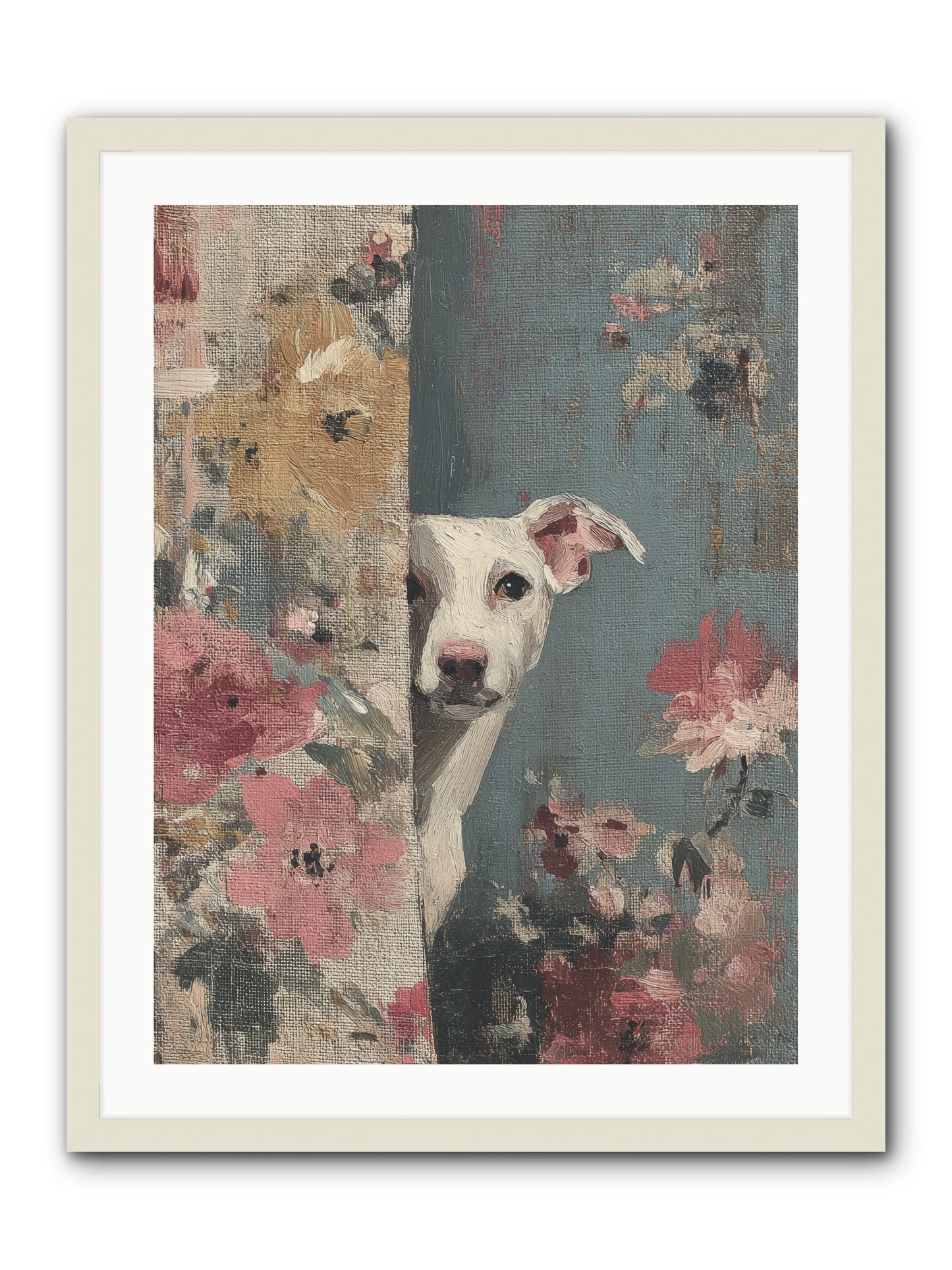 The Botanical Debut -- Framed Print - White 24x32