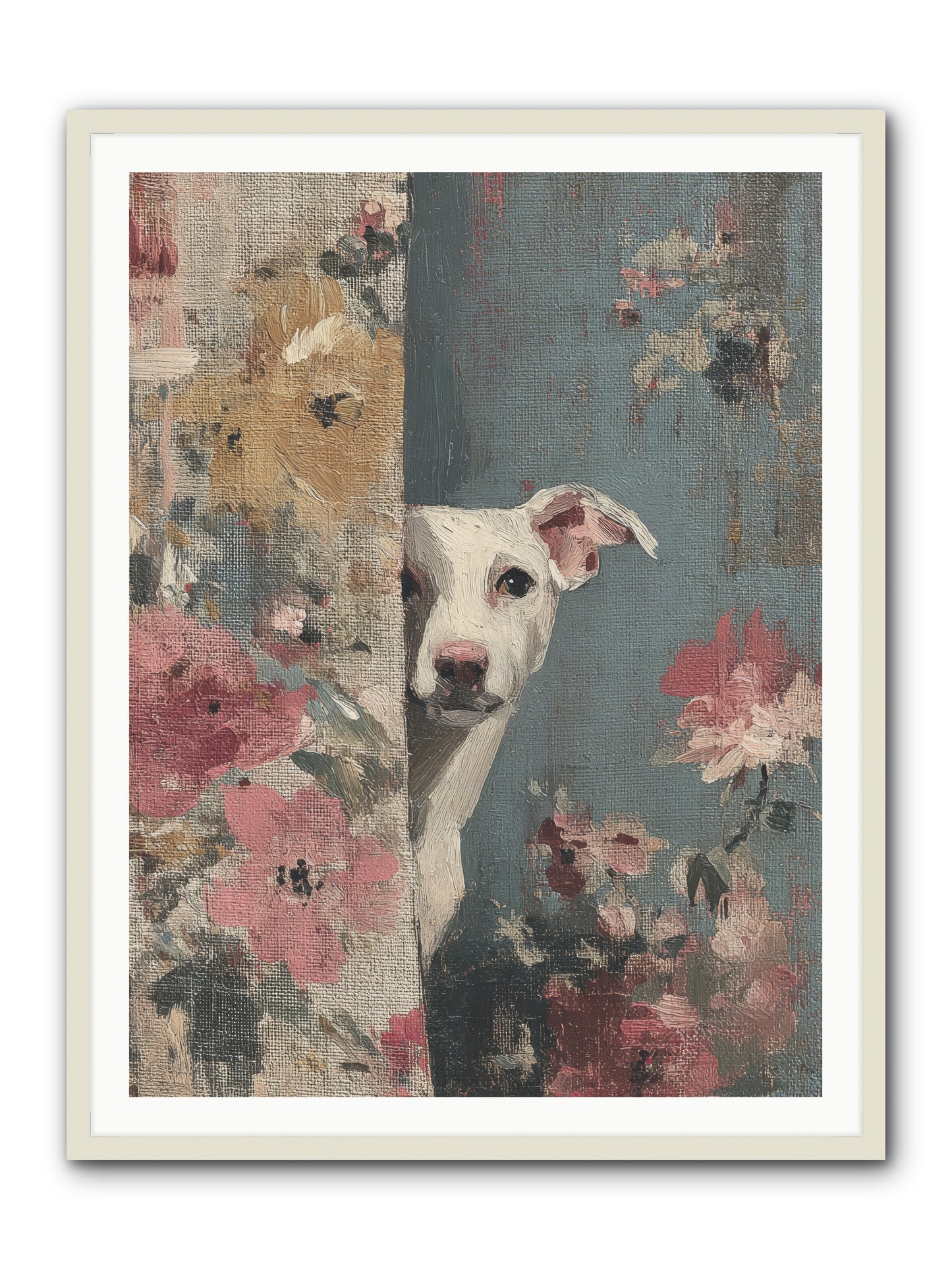 The Botanical Debut -- Framed Print - White 36x48