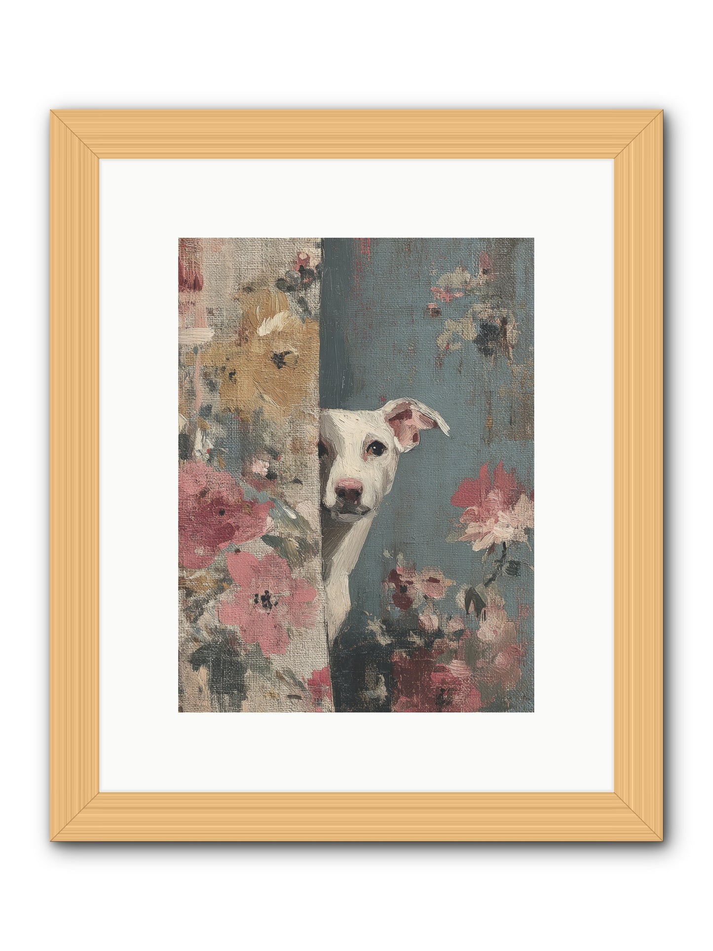 The Botanical Debut -- Framed Print - Natural 9x12