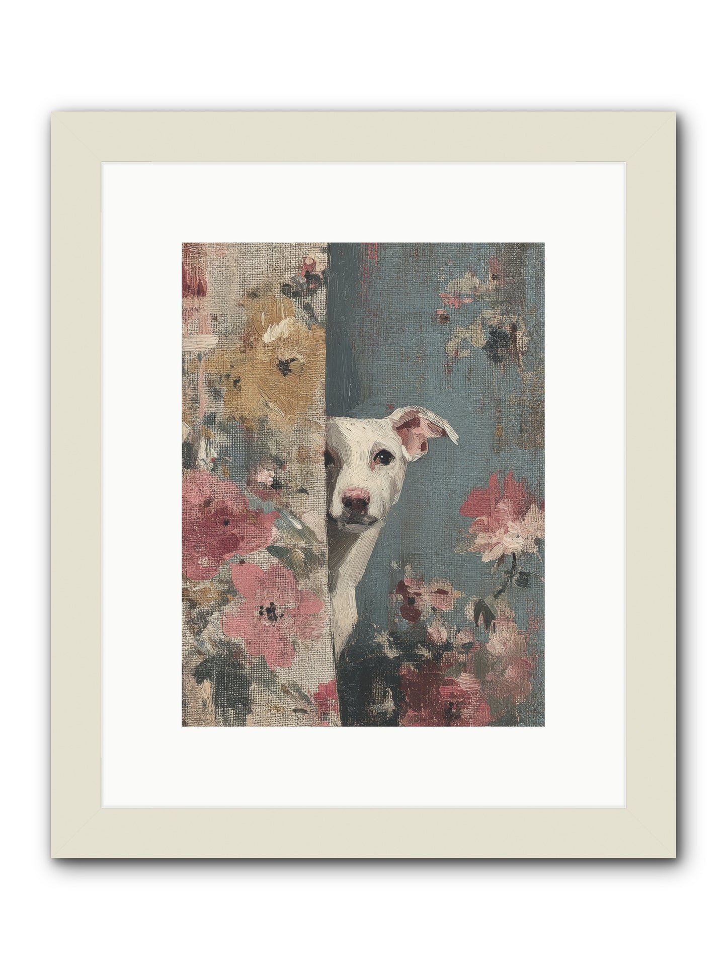 The Botanical Debut -- Framed Print - White 9x12