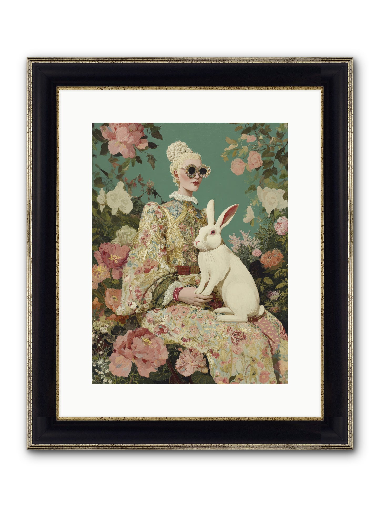 The Botanist's Private Garden — The-Botanists-Private-Garden-12x16-Framed-Print-Black-Gold.jpg