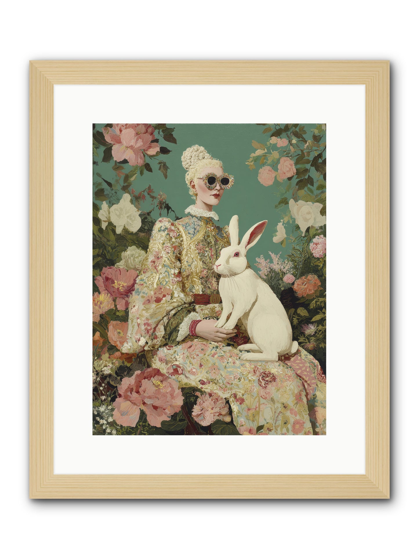 The Botanist's Private Garden — The-Botanists-Private-Garden-12x16-Framed-Print-Natural.jpg