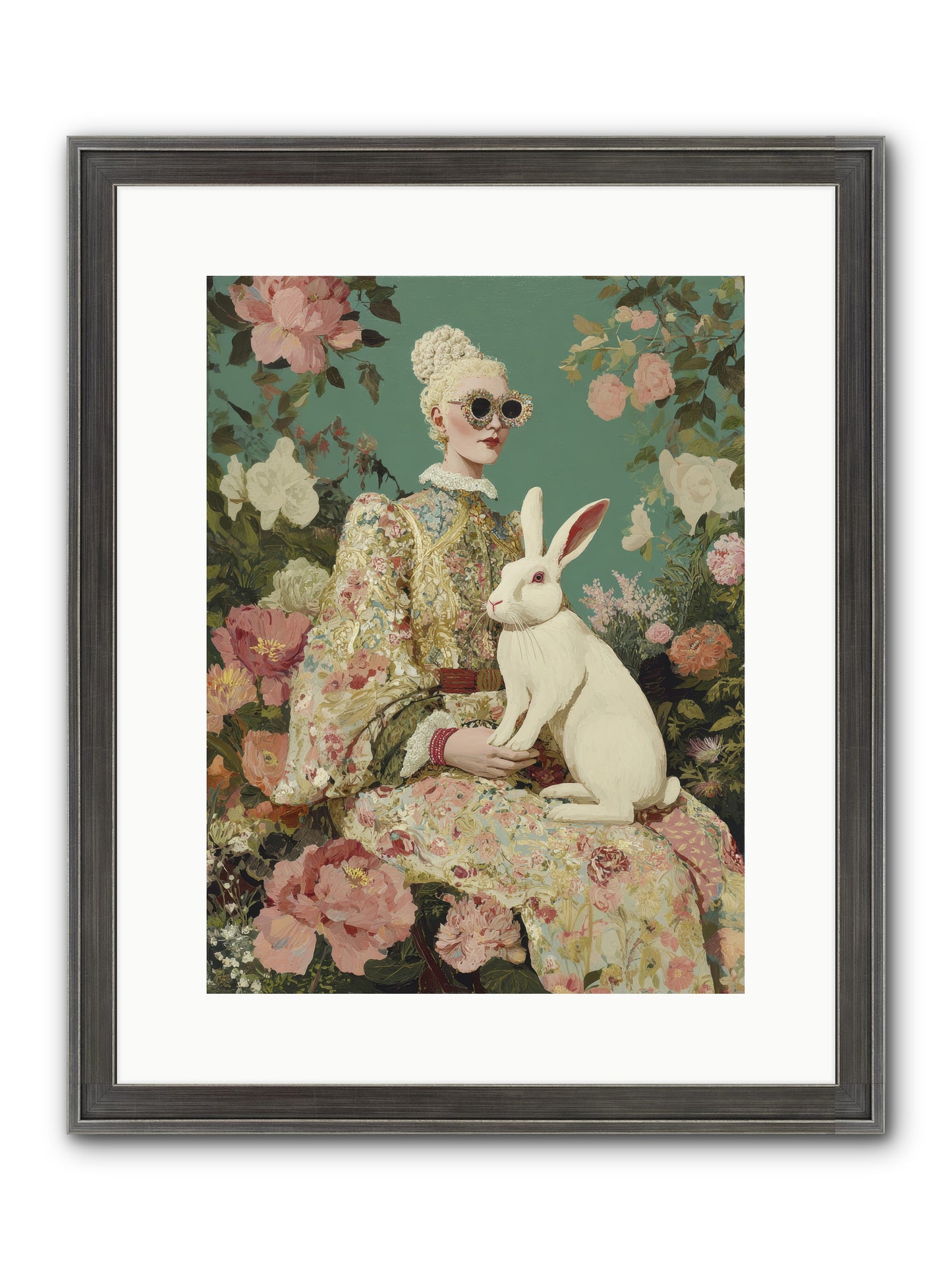 The Botanist's Private Garden — The-Botanists-Private-Garden-12x16-Framed-Print-Slimwoods-Black-Silver.jpg