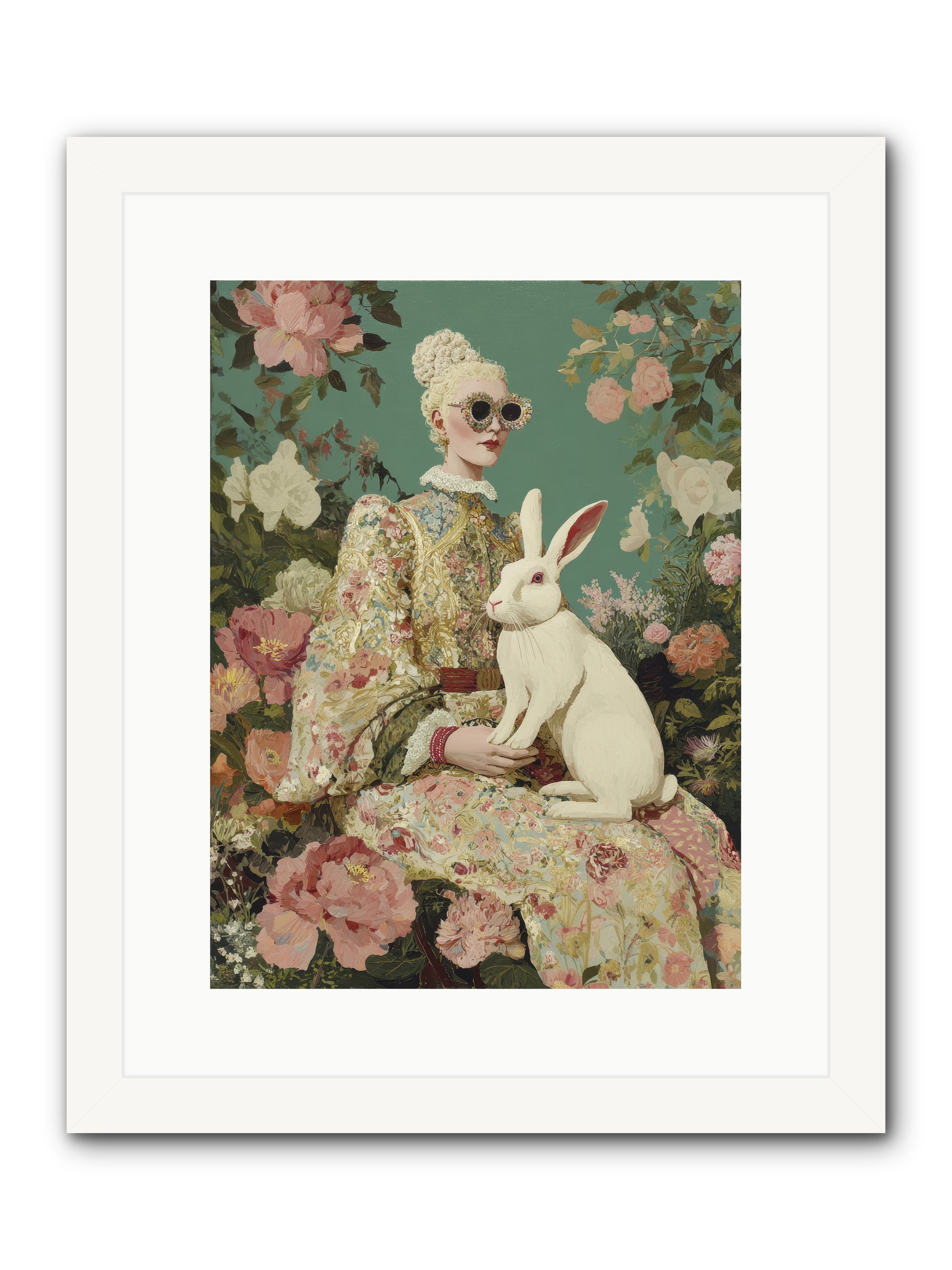 The Botanist's Private Garden — The-Botanists-Private-Garden-12x16-Framed-Print-White.jpg