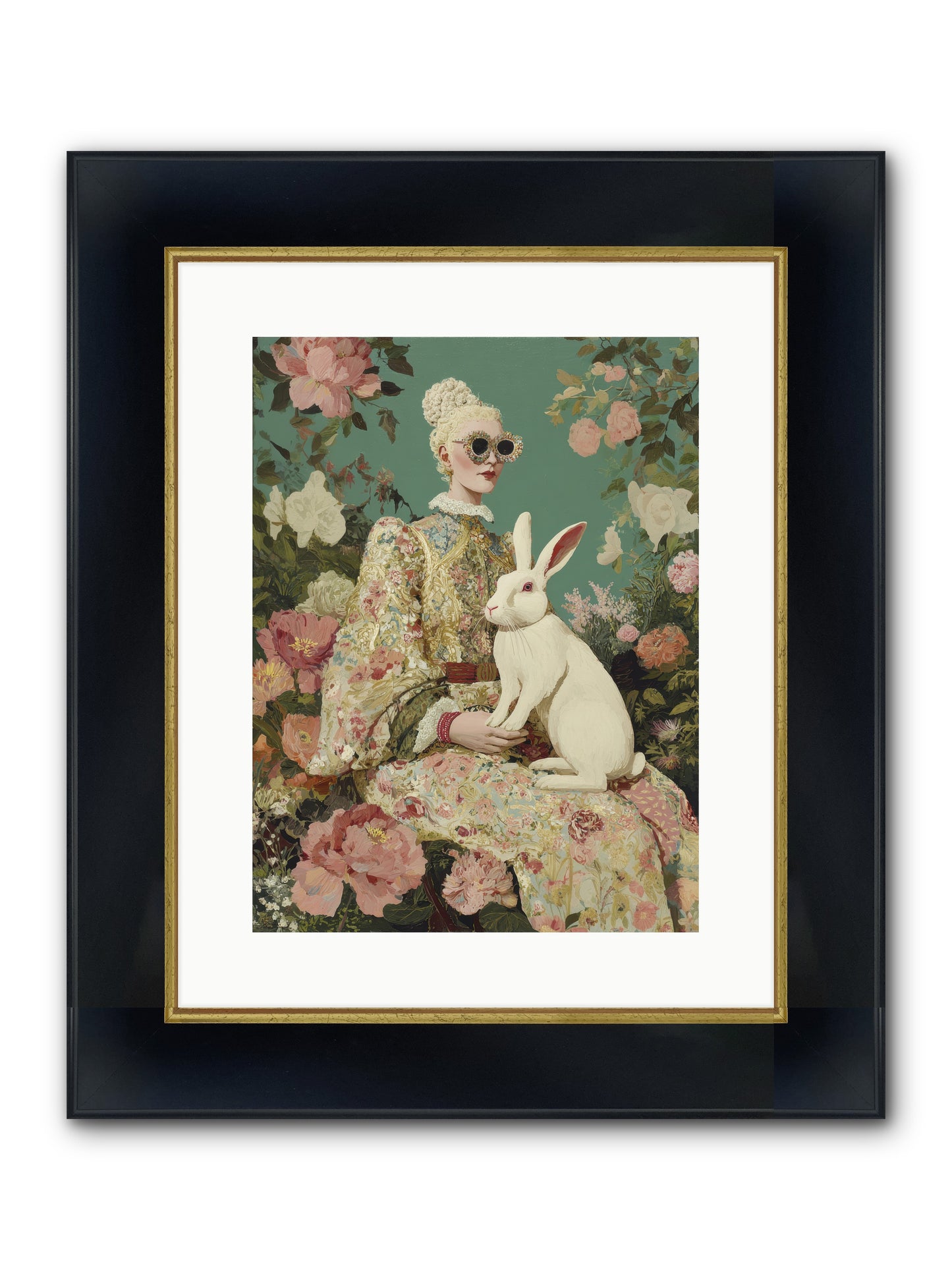 The Botanist's Private Garden — The-Botanists-Private-Garden-12x16-Framed-Print-Wide-Black-w-Gold.jpg