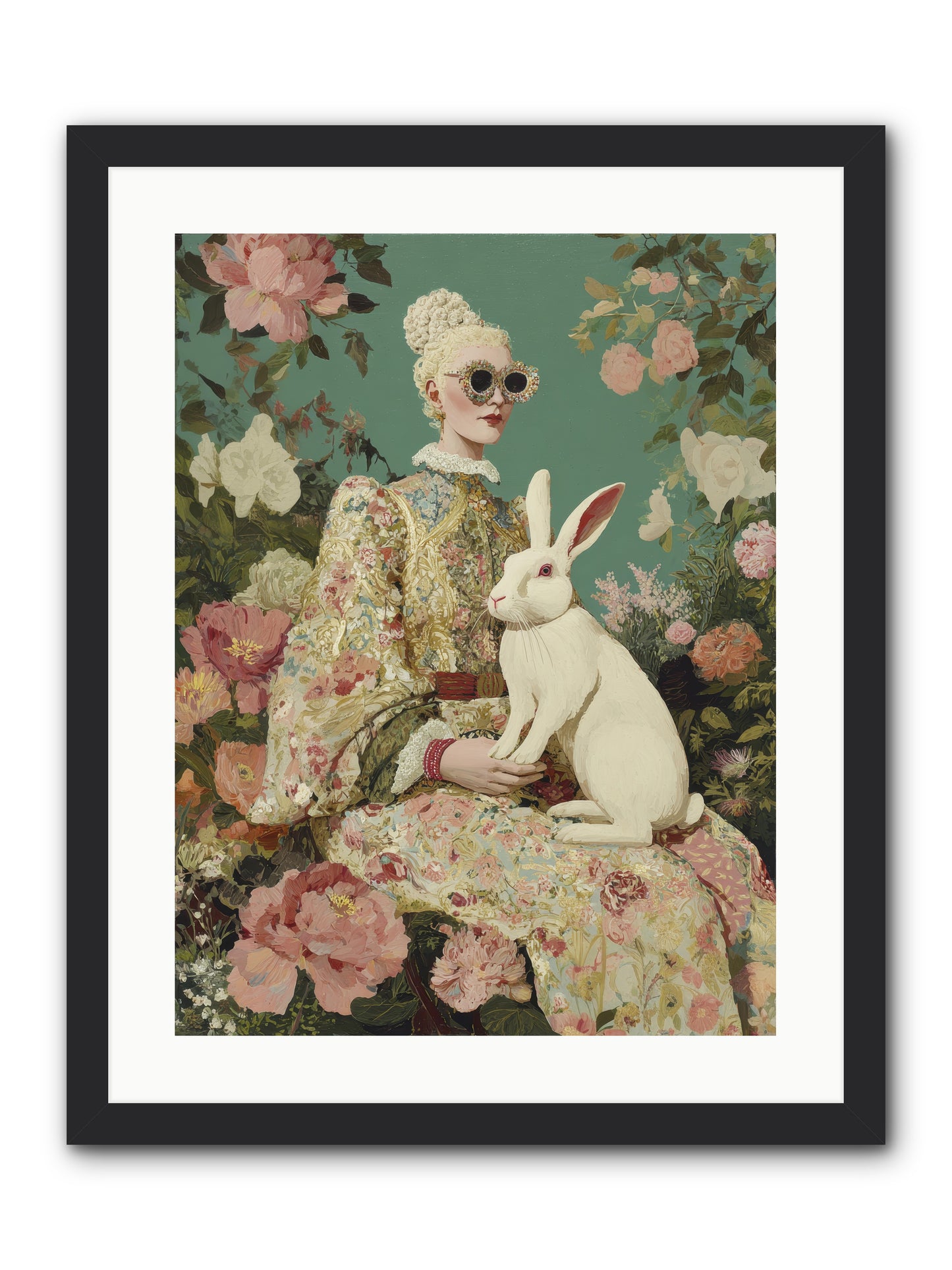 The Botanist's Private Garden — The-Botanists-Private-Garden-18x24-Framed-Print-Black.jpg