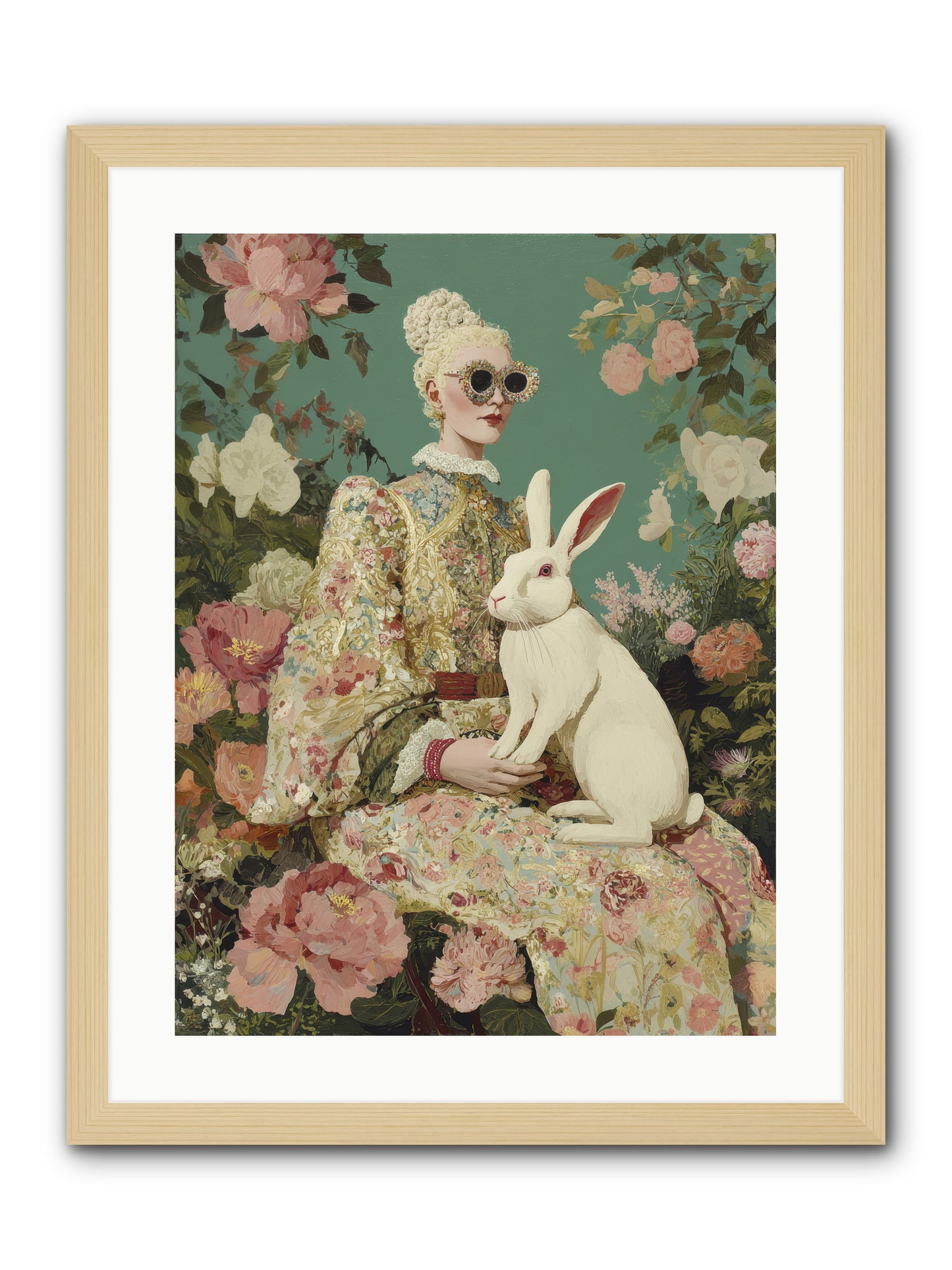 The Botanist's Private Garden — The-Botanists-Private-Garden-18x24-Framed-Print-Natural.jpg