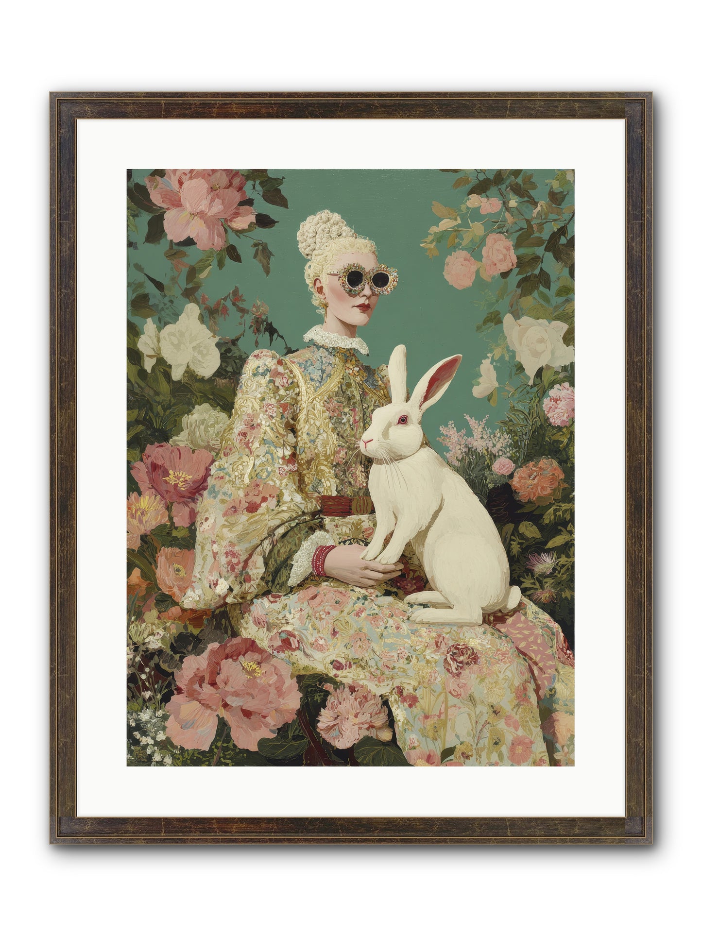 The Botanist's Private Garden — The-Botanists-Private-Garden-18x24-Framed-Print-Slimwoods-Black-Gold.jpg
