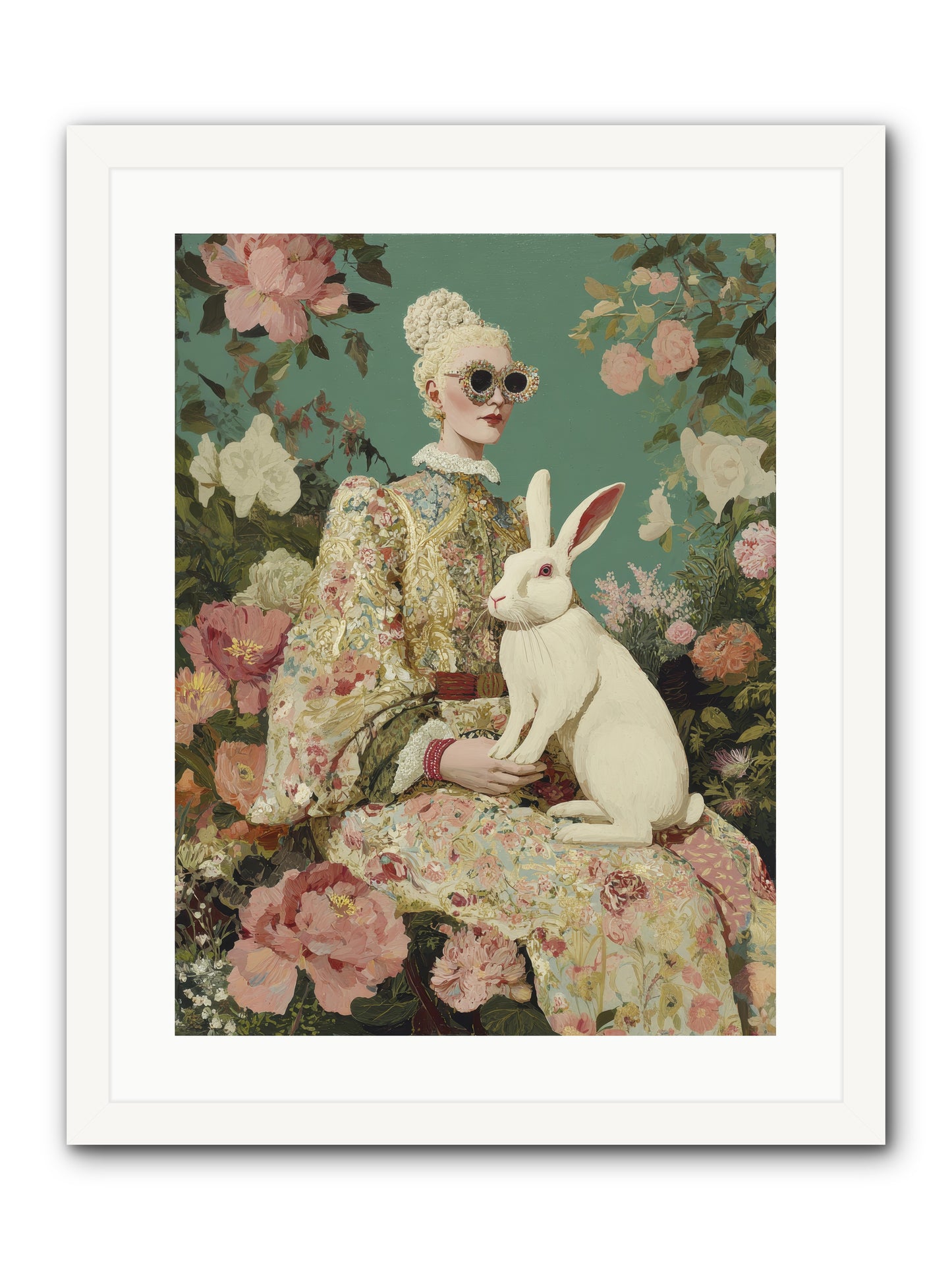 The Botanist's Private Garden — The-Botanists-Private-Garden-18x24-Framed-Print-White.jpg