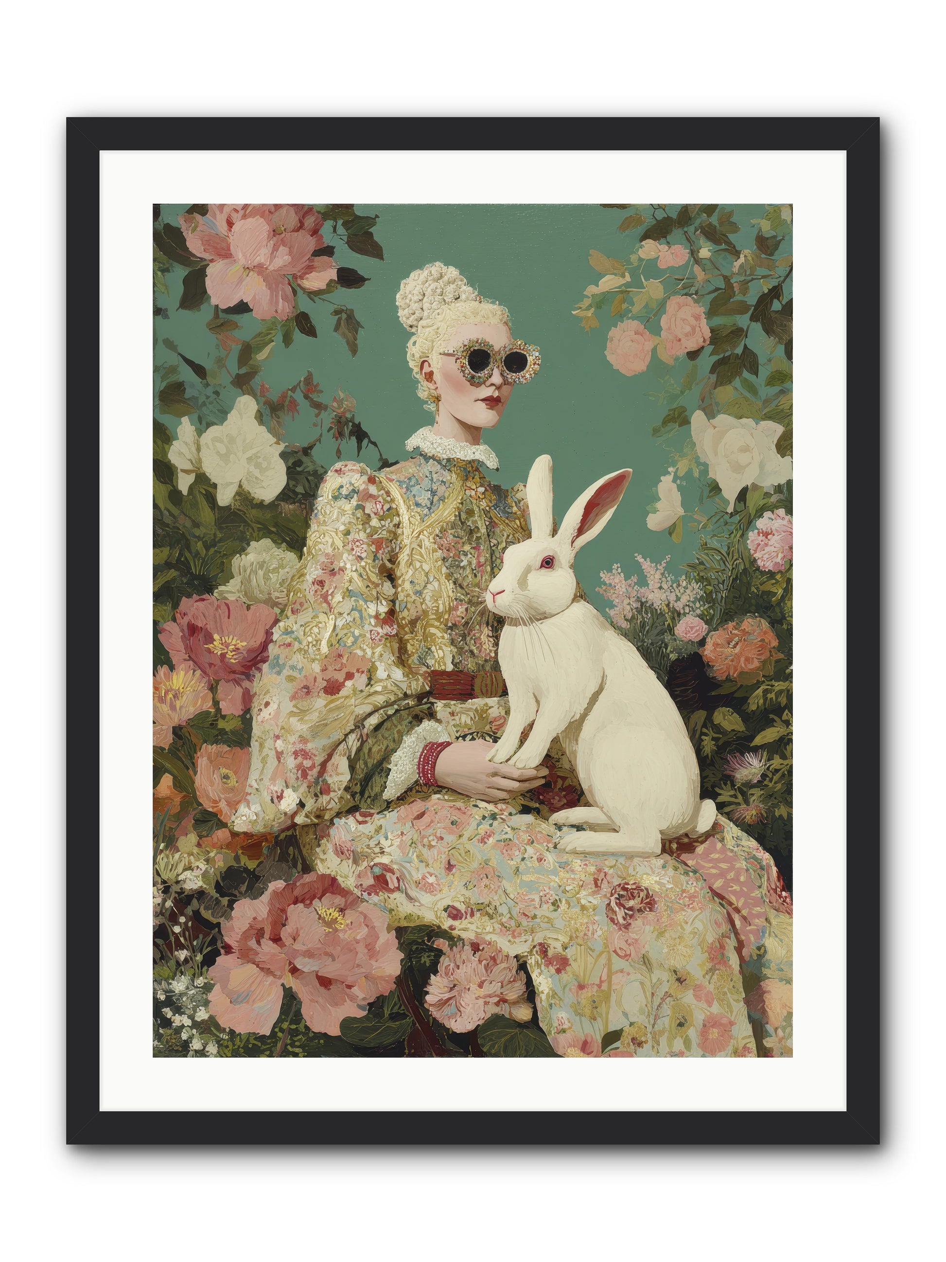 The Botanist's Private Garden — The-Botanists-Private-Garden-24x32-Framed-Print-Black.jpg