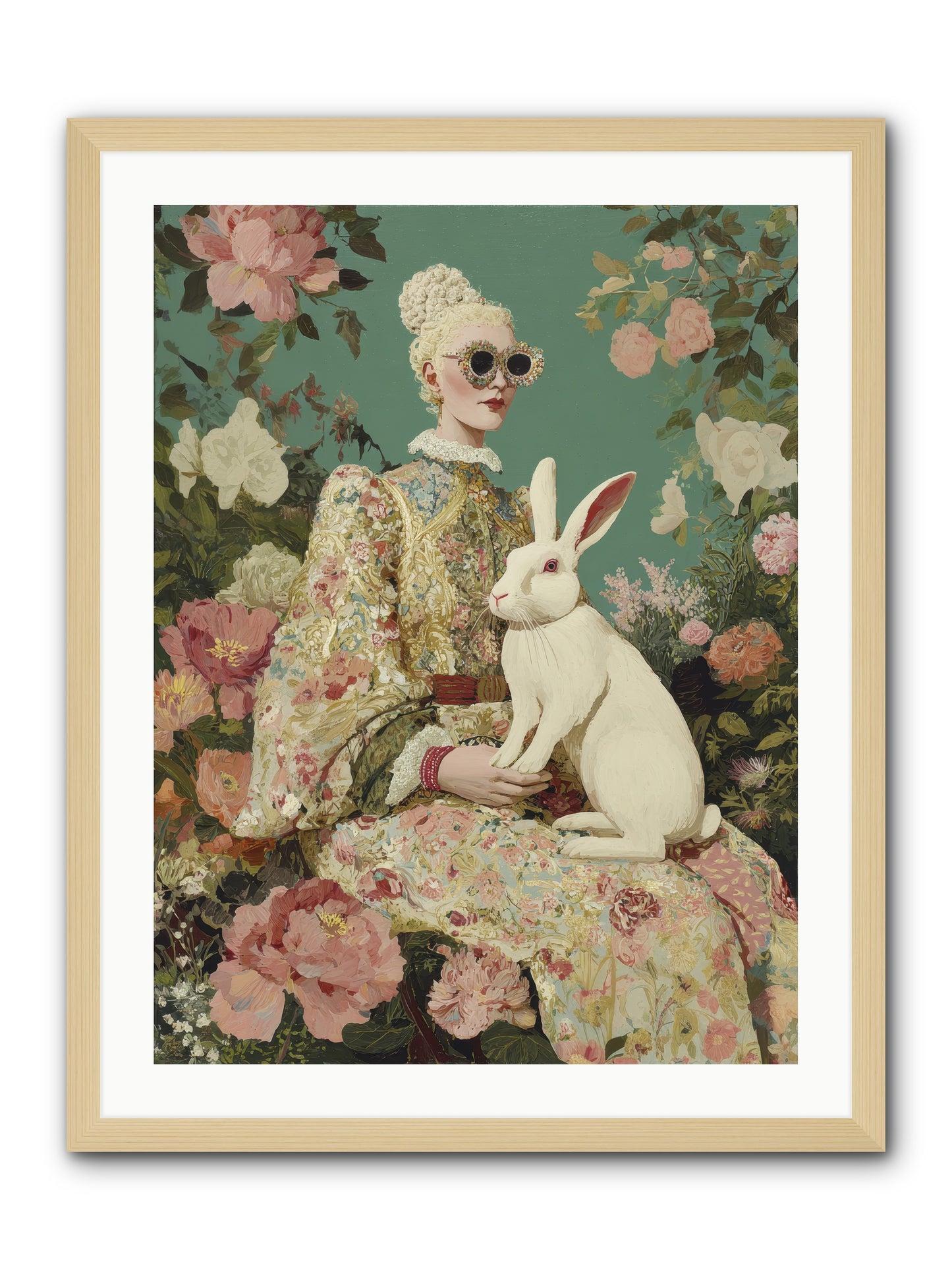 The Botanist's Private Garden — The-Botanists-Private-Garden-24x32-Framed-Print-Natural.jpg