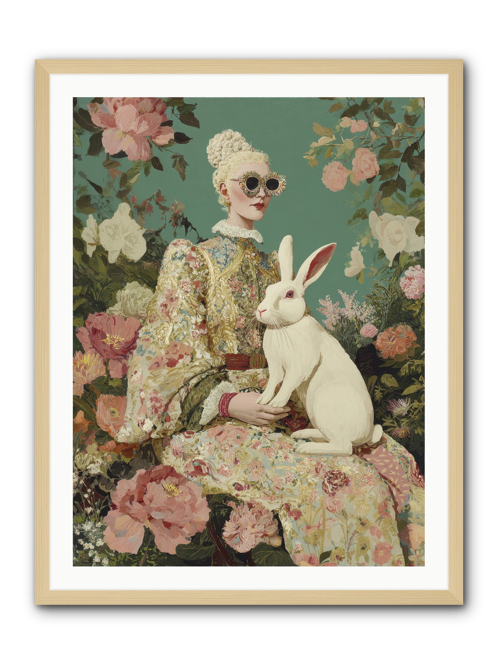 The Botanist's Private Garden — The-Botanists-Private-Garden-30x40-Framed-Print-Natural.jpg