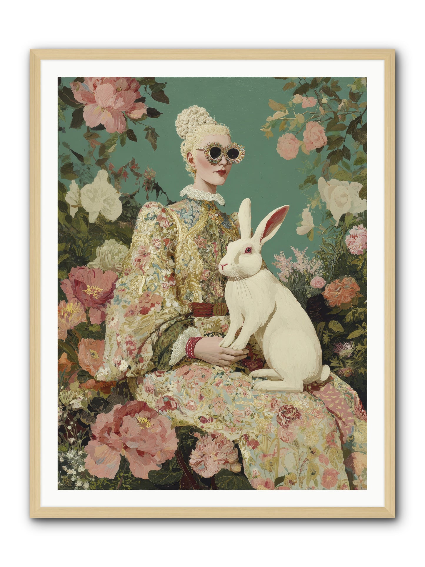 The Botanist's Private Garden — The-Botanists-Private-Garden-36x48-Framed-Print-Natural.jpg
