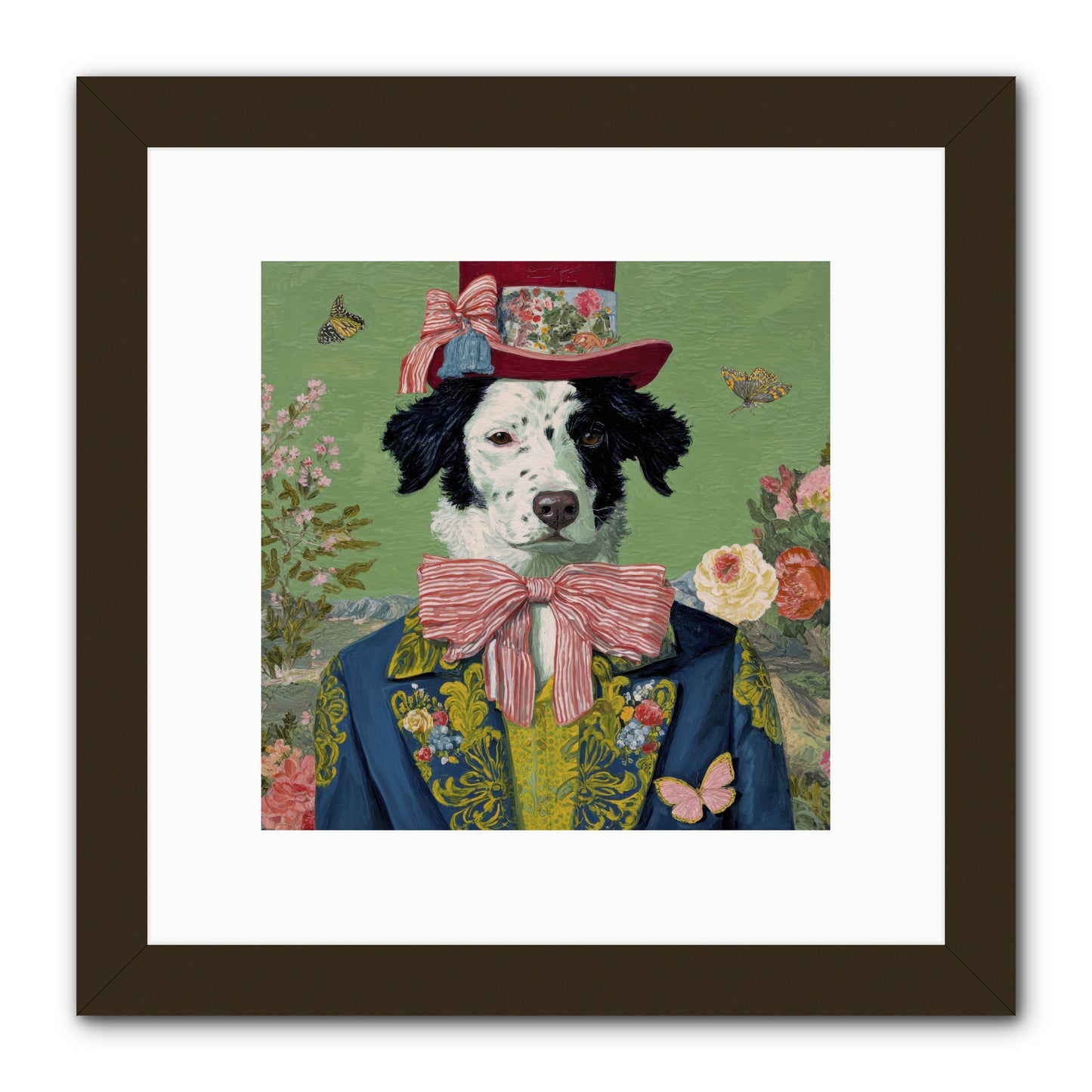 The Bow & Boheme -- Framed Print - Black 10x10