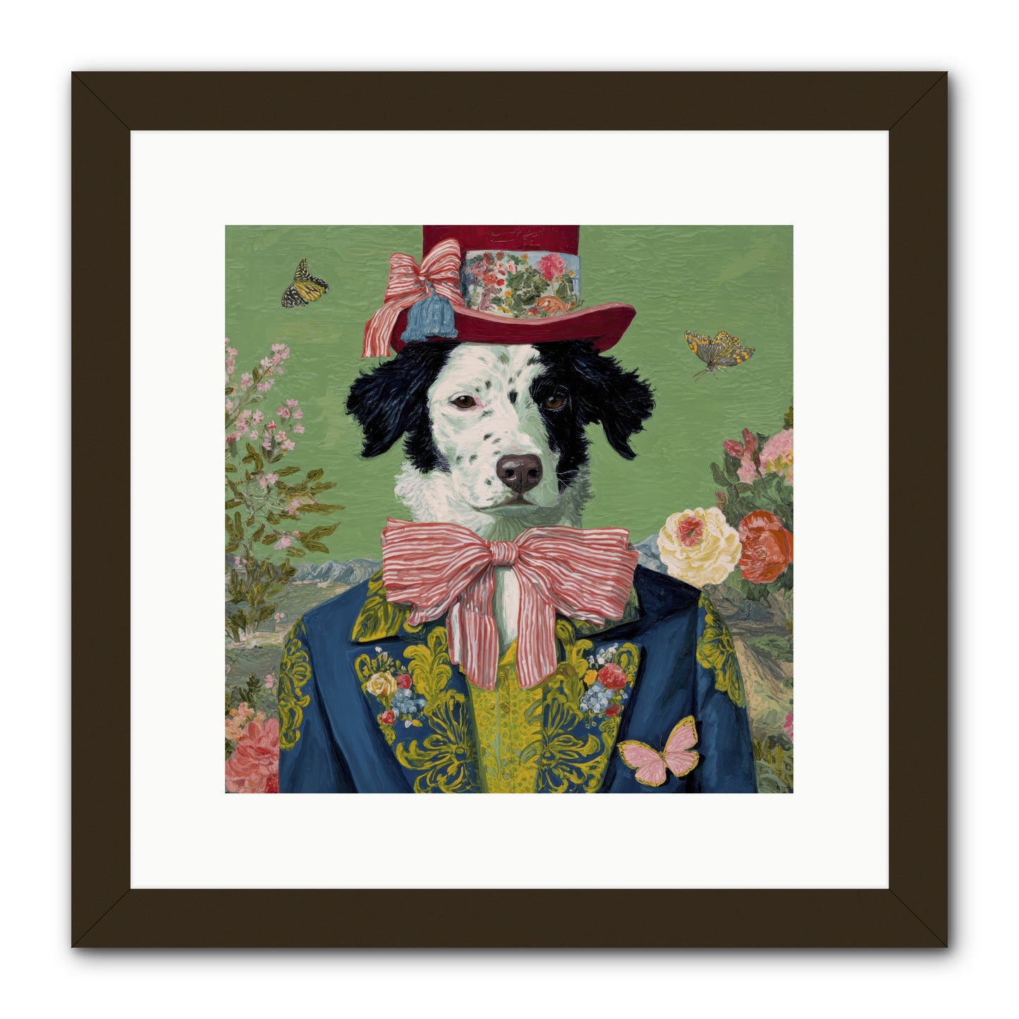 The Bow & Boheme -- Framed Print - Black 12x12