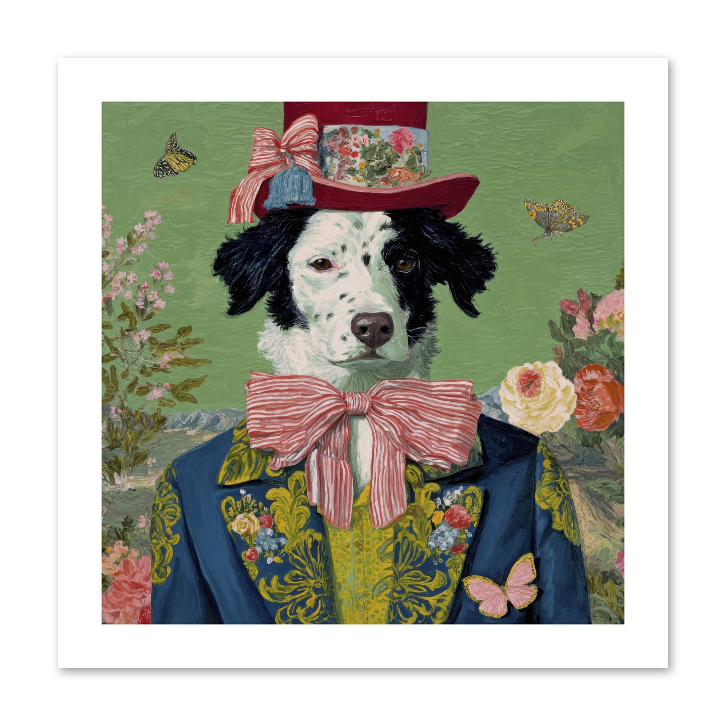 The Bow & Boheme -- Paper Print 12x12