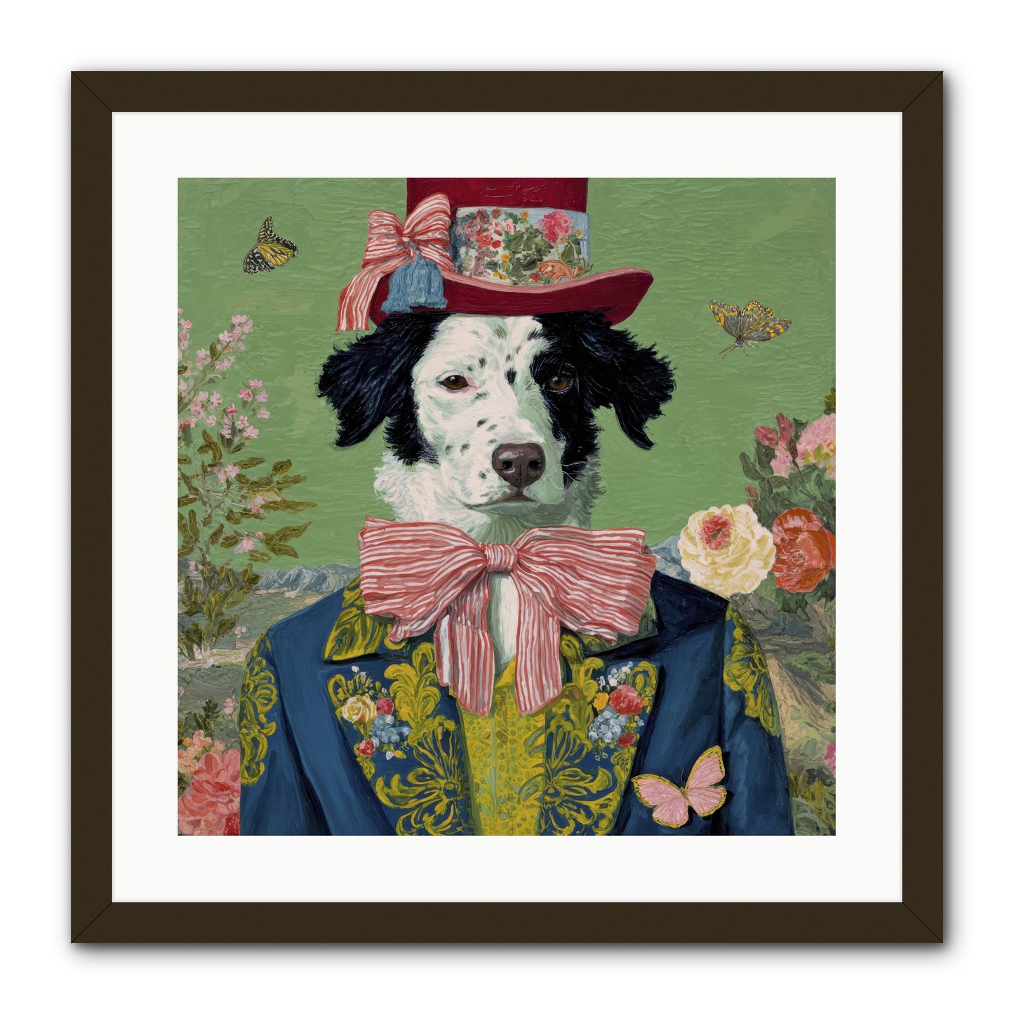 The Bow & Boheme -- Framed Print - Black 20x20