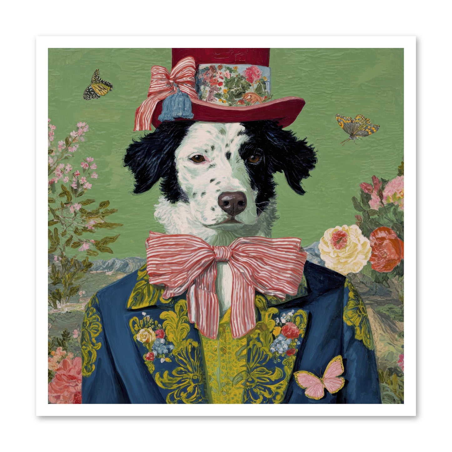 The Bow & Boheme -- Loose Canvas Print 30x30