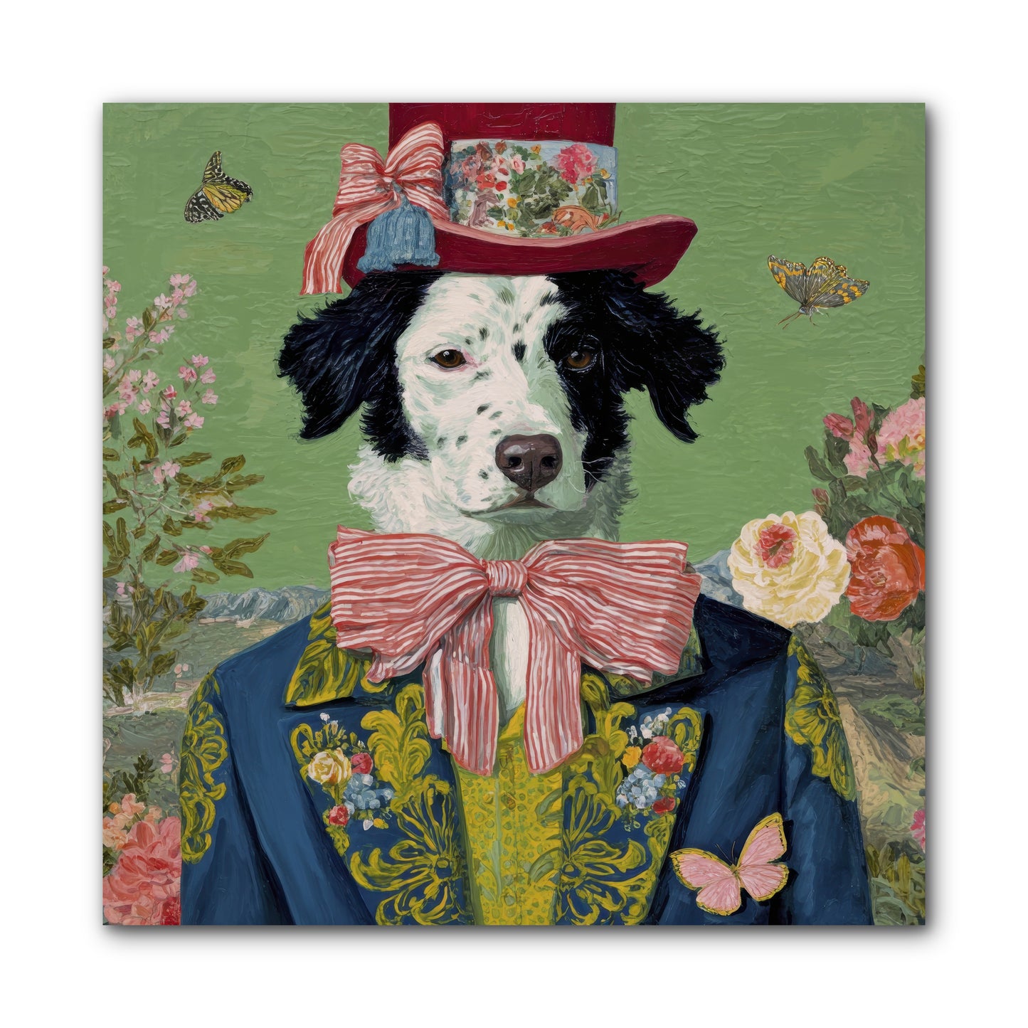 The Bow & Boheme -- Wrapped Canvas 10x10
