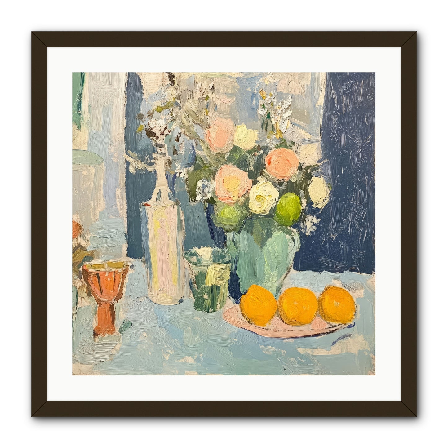 The Breakfast Room -- Framed Print - Black 24x24