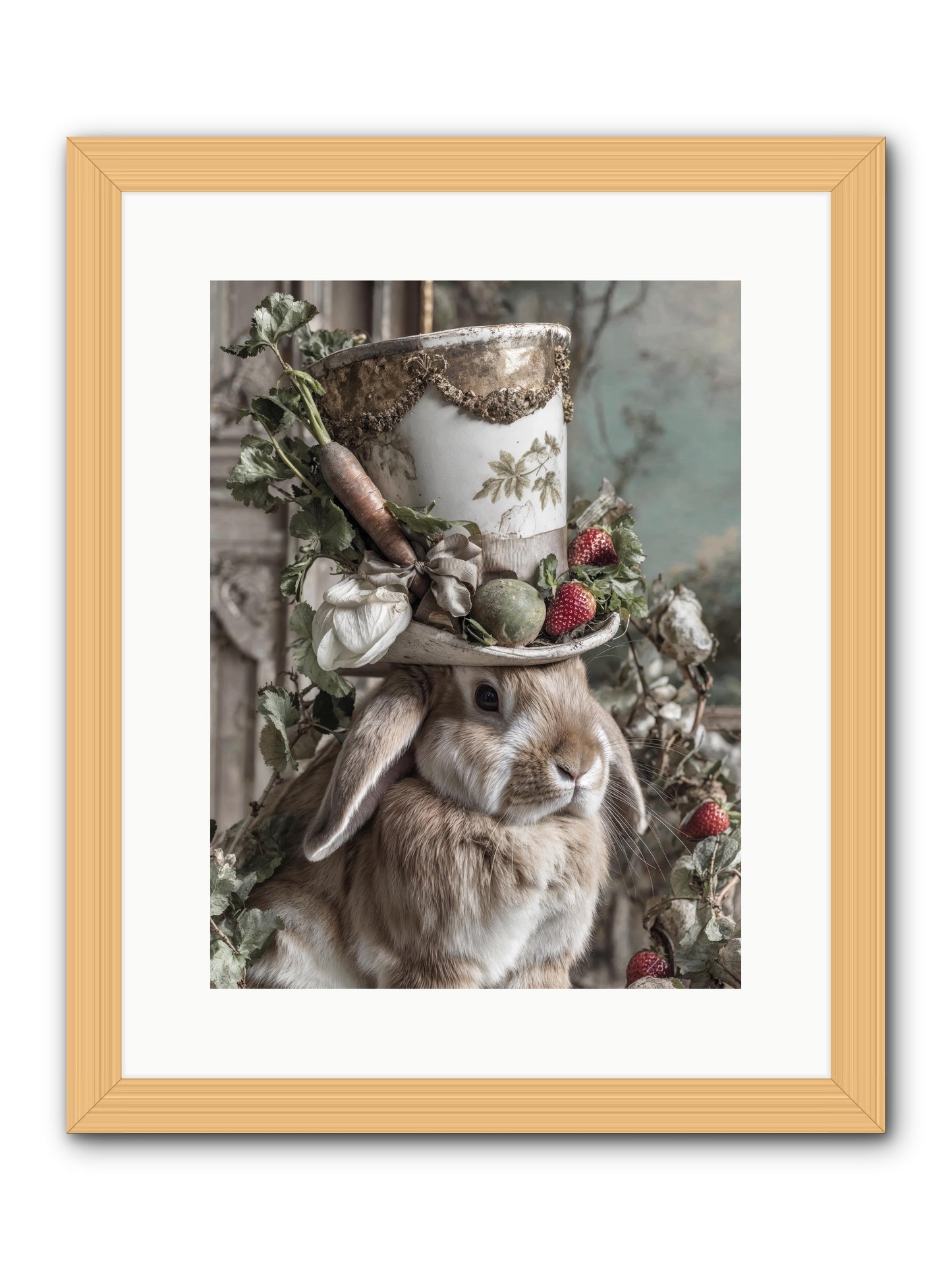 The Briar Prince -- Framed Print - Natural 12x16