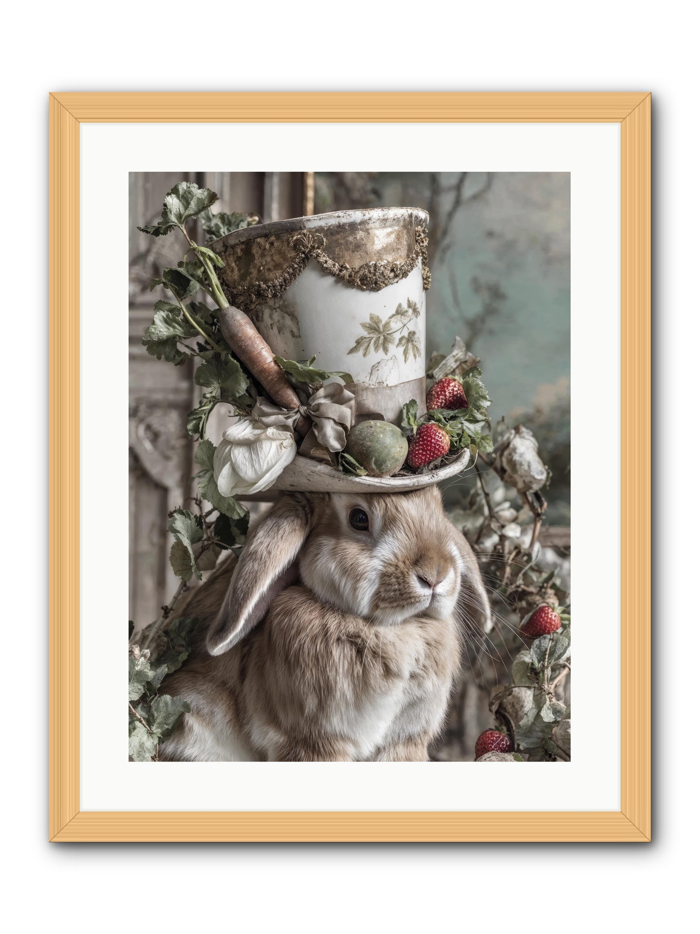 The Briar Prince -- Framed Print - Natural 18x24