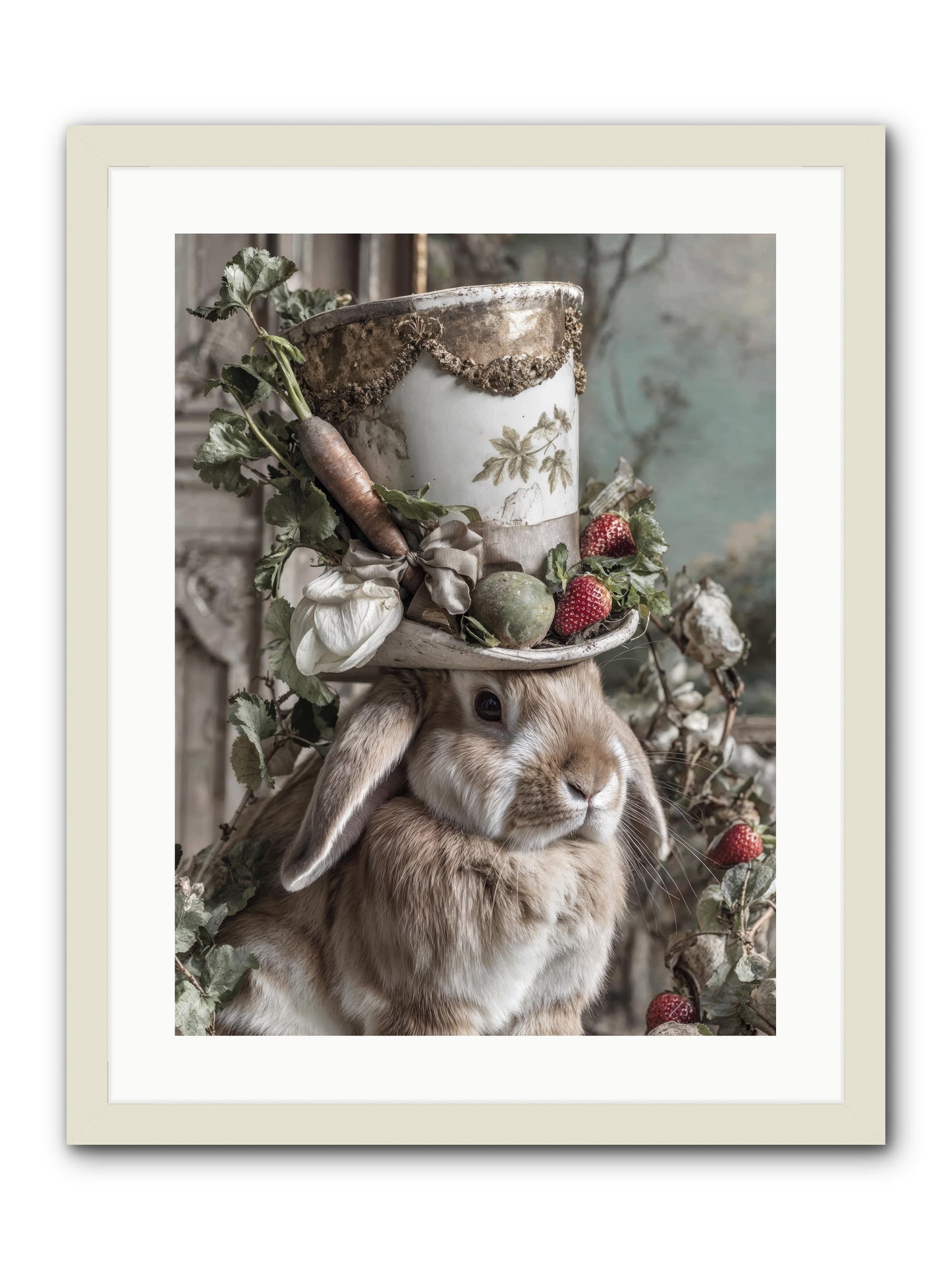 The Briar Prince -- Framed Print - White 18x24
