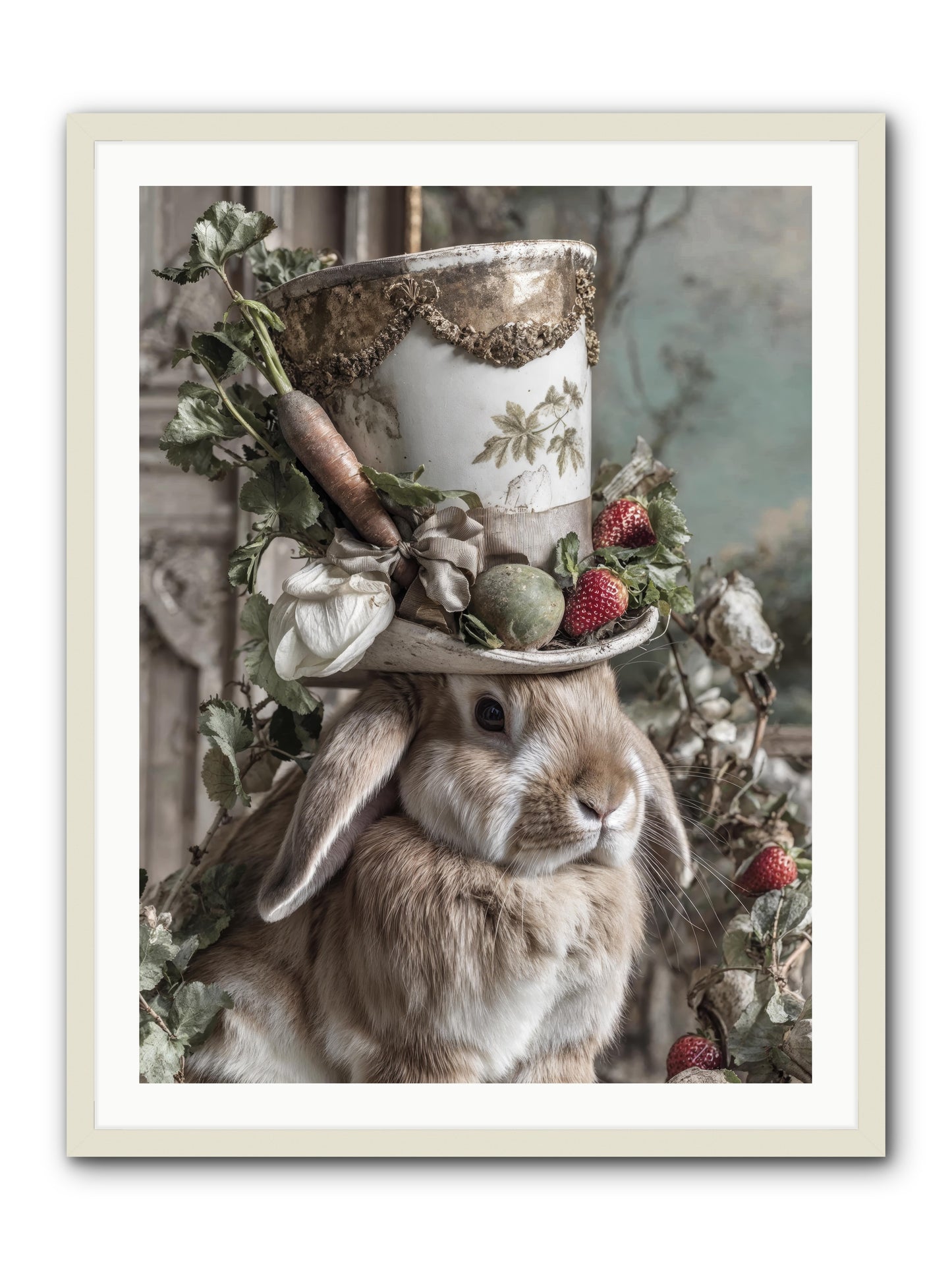 The Briar Prince -- Framed Print - White 30x40