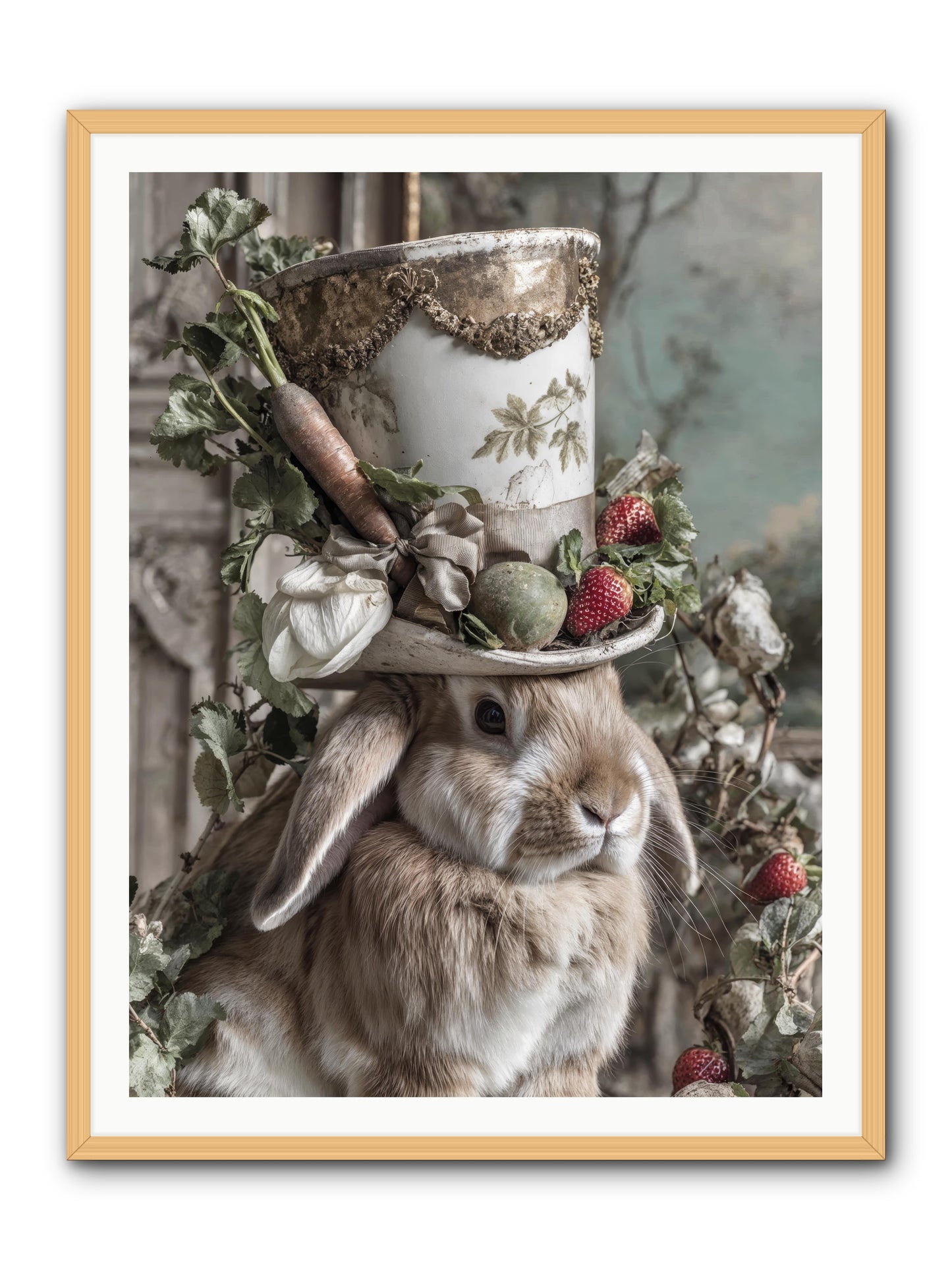 The Briar Prince -- Framed Print - Natural 36x48