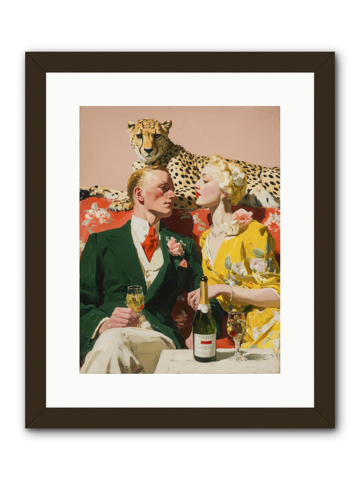 The Bright Side Of February -- Framed Print - Black 12x16