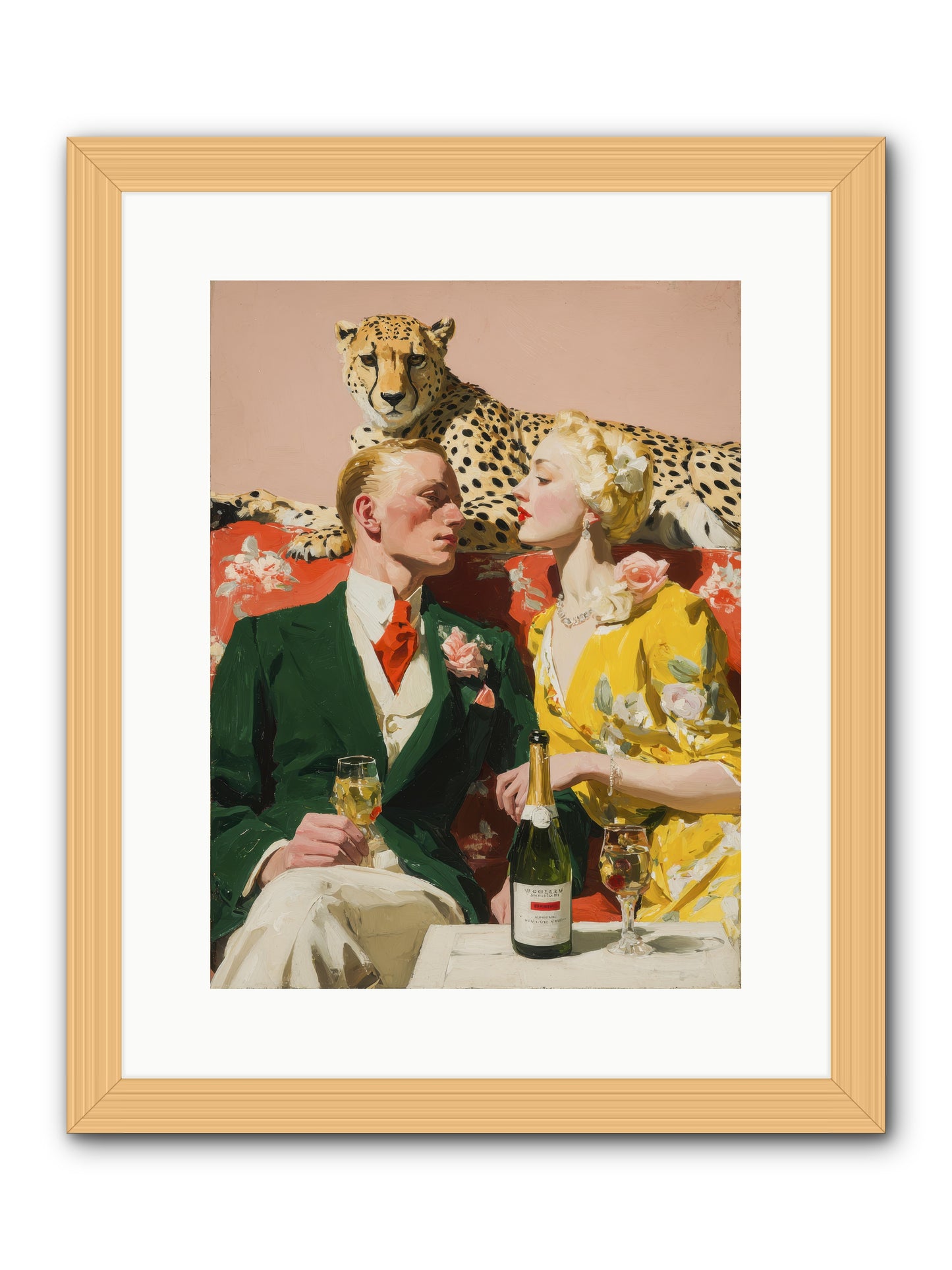 The Bright Side Of February -- Framed Print - Natural 12x16