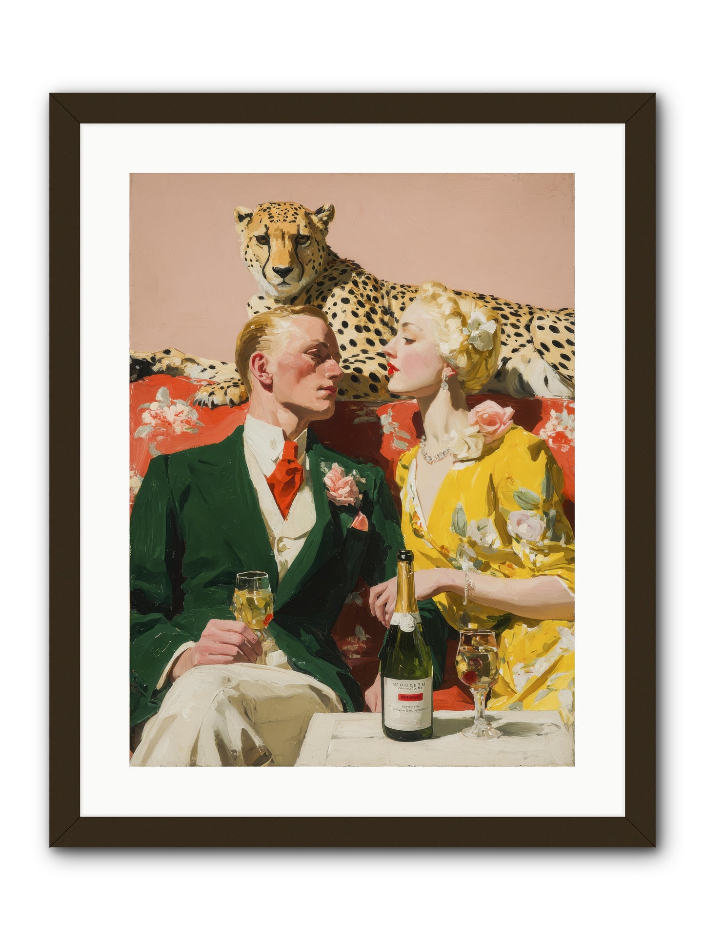 The Bright Side Of February -- Framed Print - Black 18x24