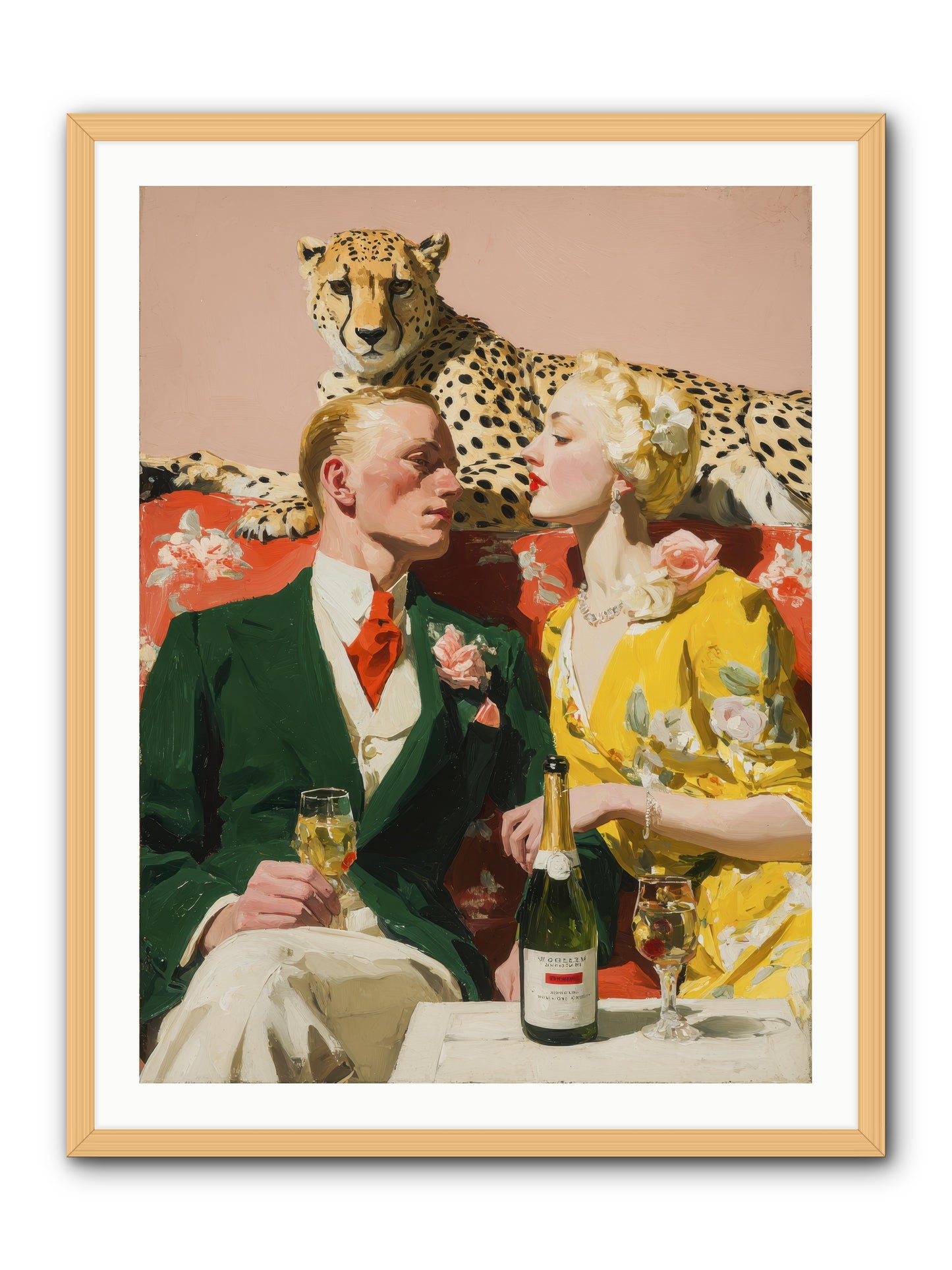 The Bright Side Of February -- Framed Print - Natural 30x40