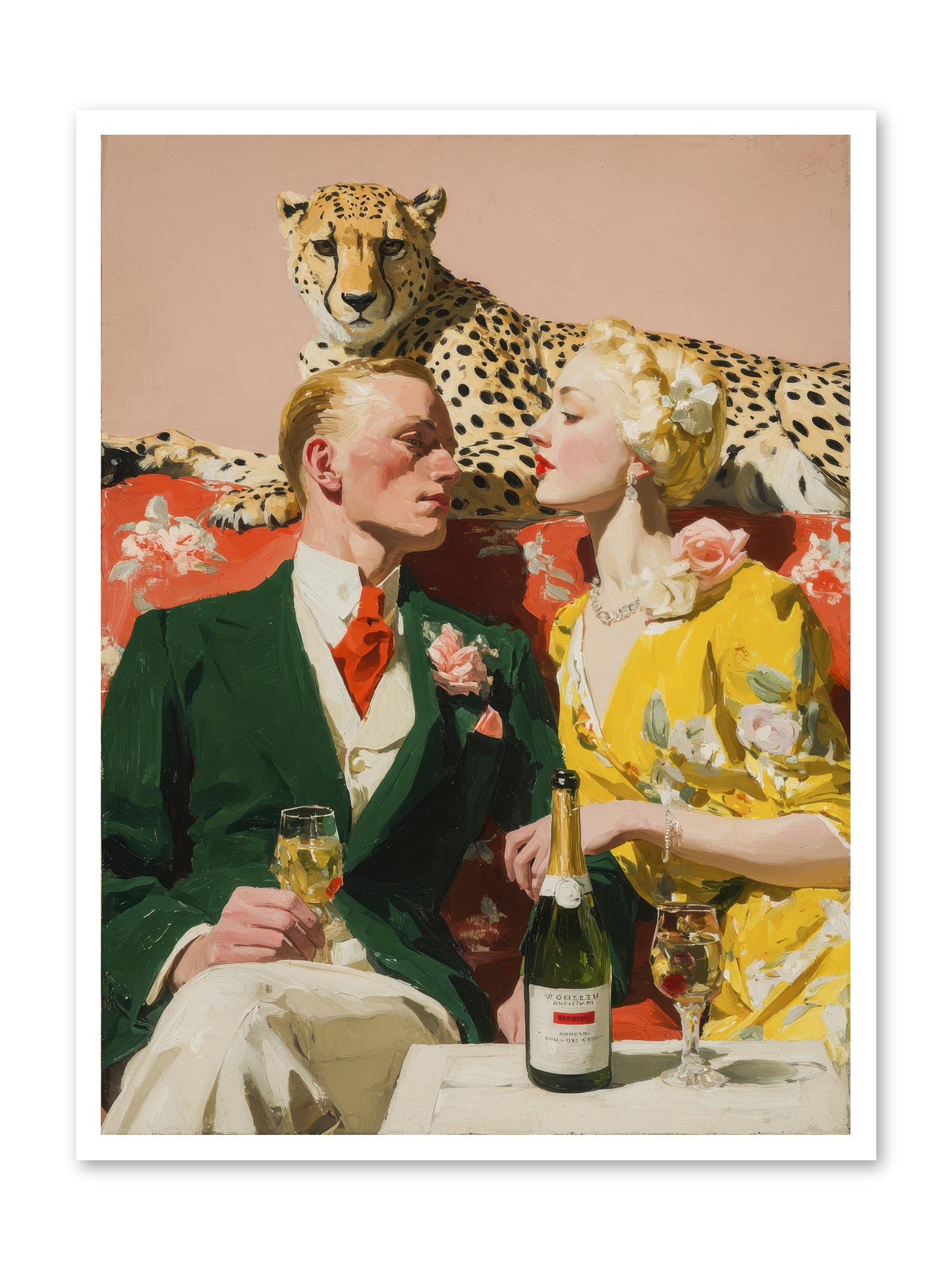 The Bright Side Of February -- Loose Canvas Print 30x40