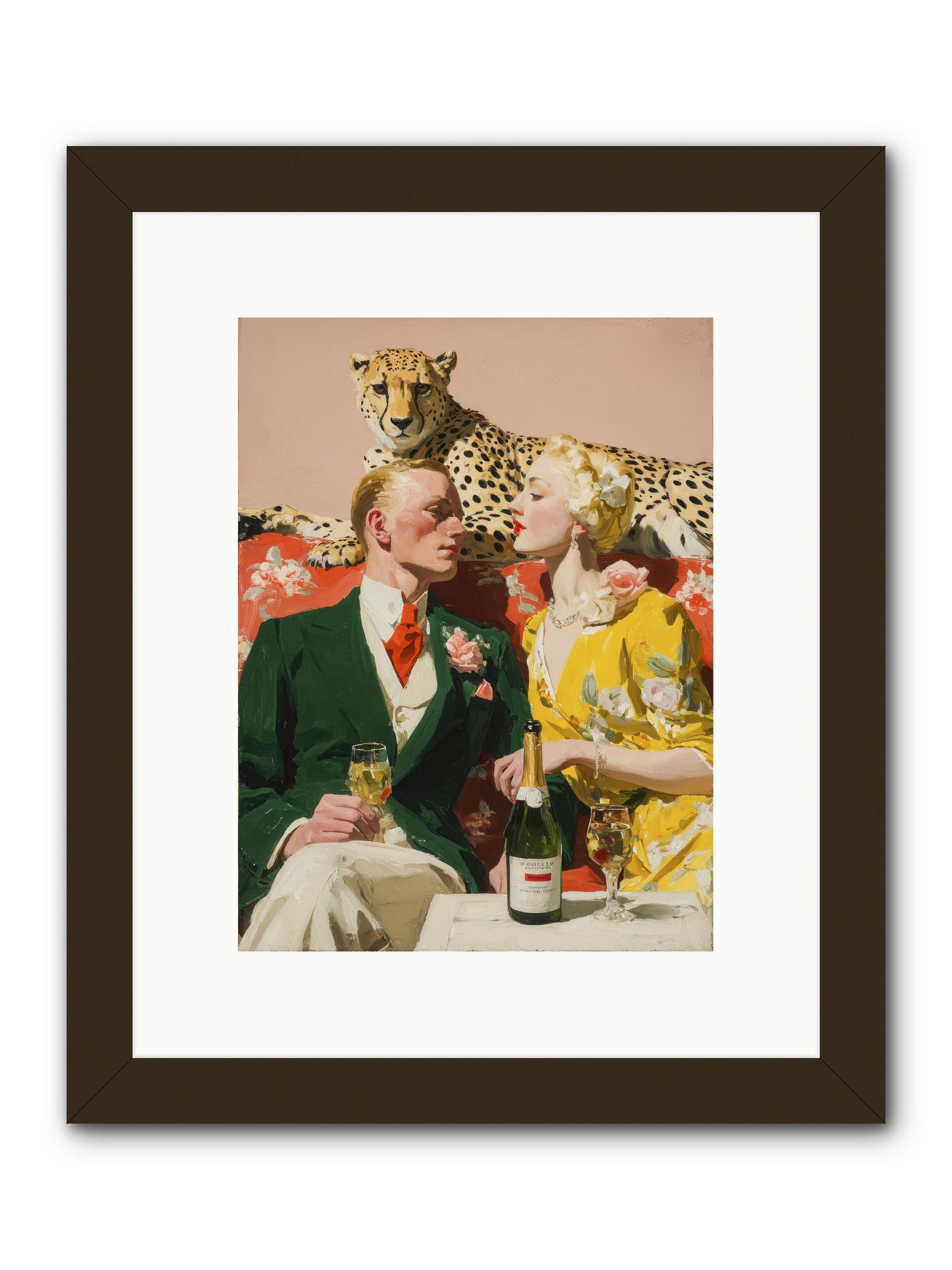 The Bright Side Of February -- Framed Print - Black 9x12