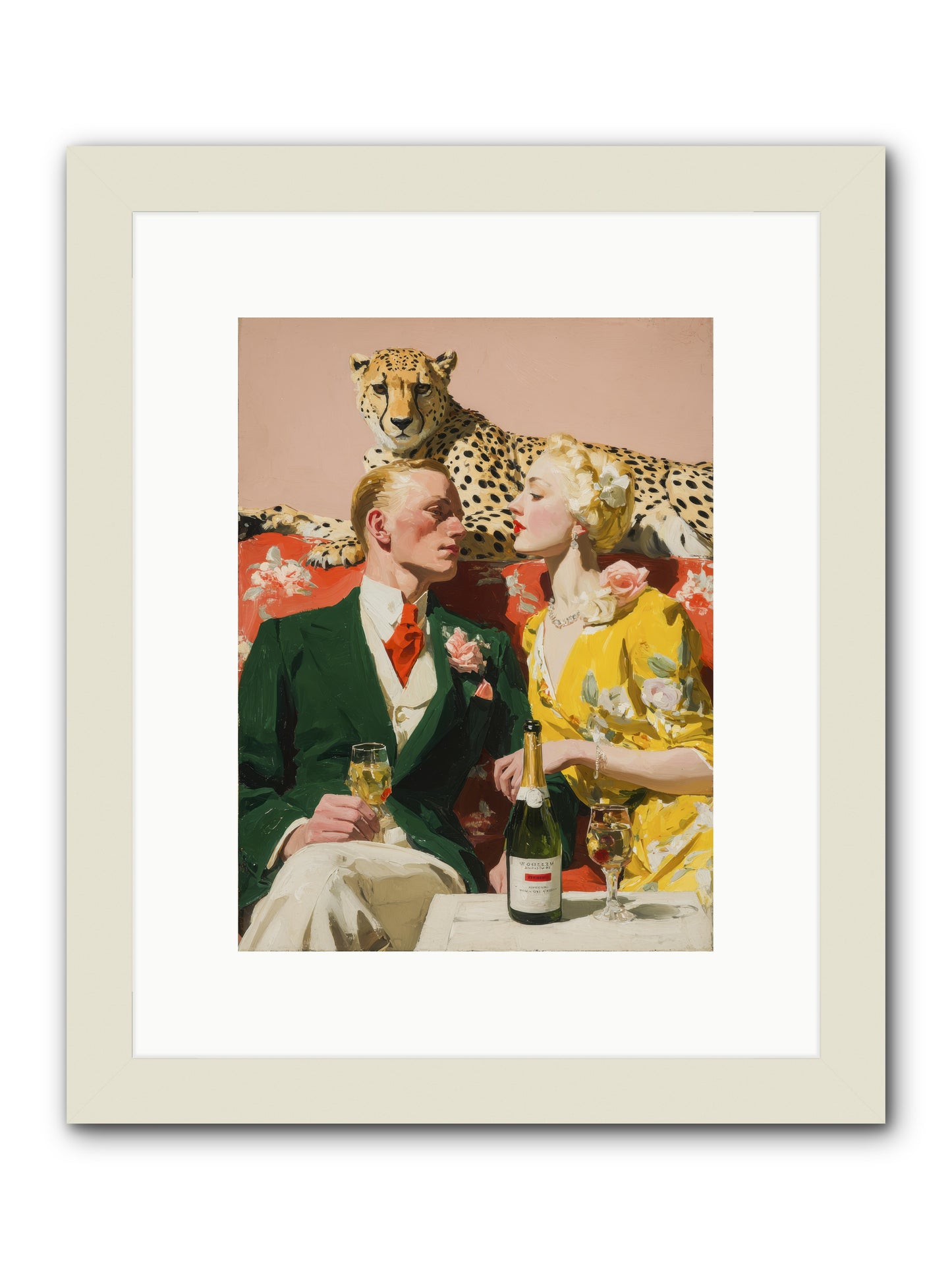 The Bright Side Of February -- Framed Print - White 9x12