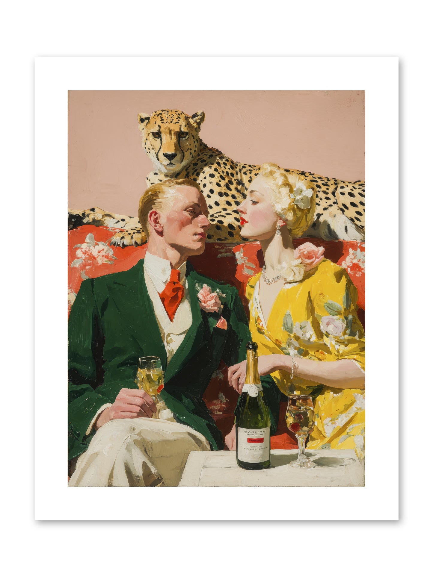 The Bright Side Of February -- Loose Canvas Print 9x12