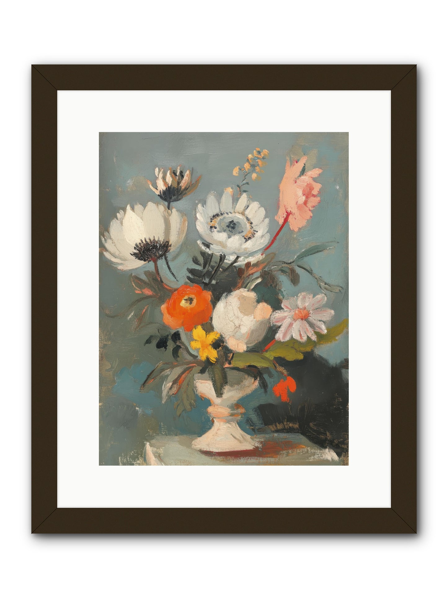 The Cabbage Hat Society -- Framed Print - Black 12x16